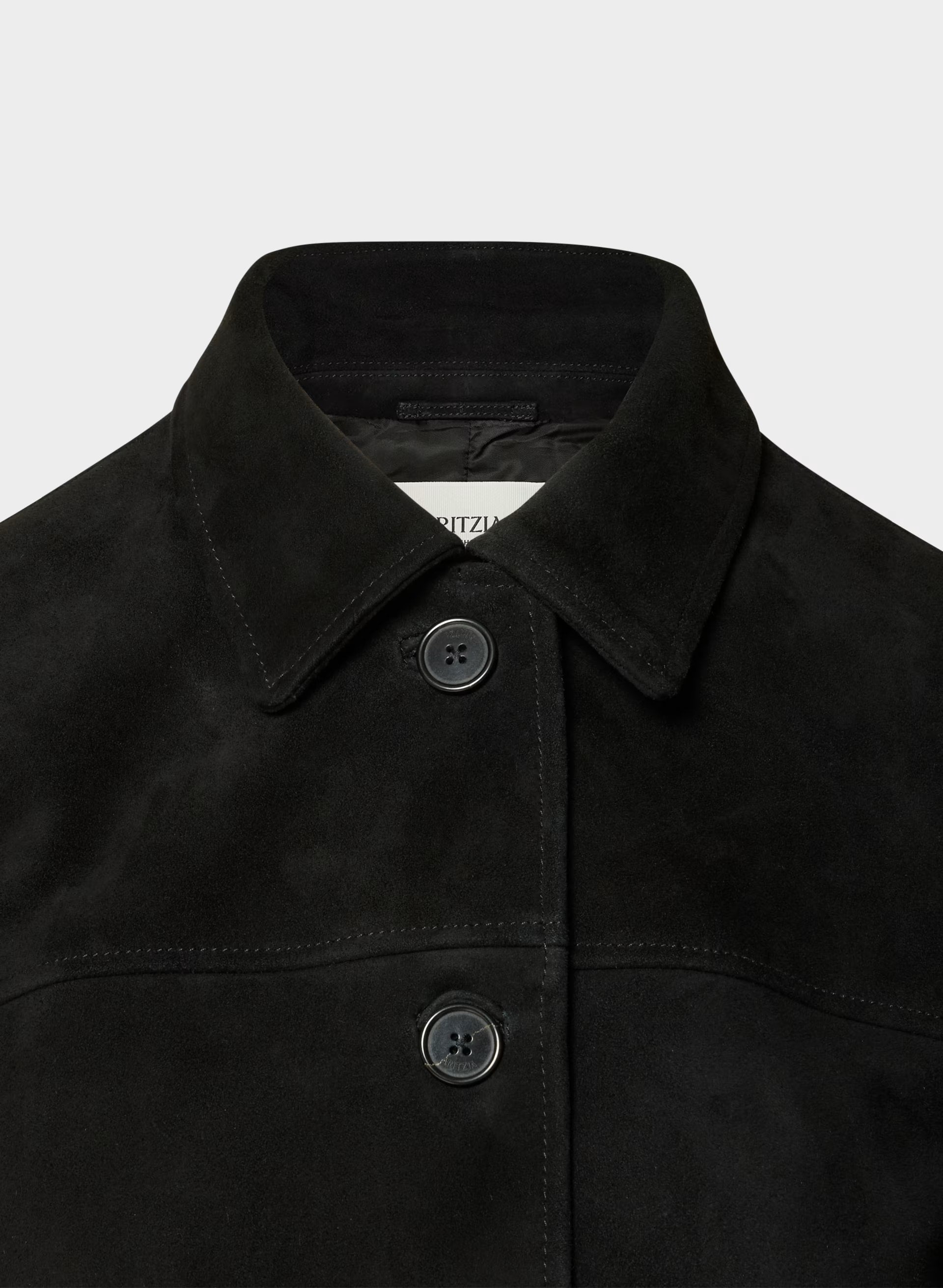 Tori Jacket - Suede - BLACK