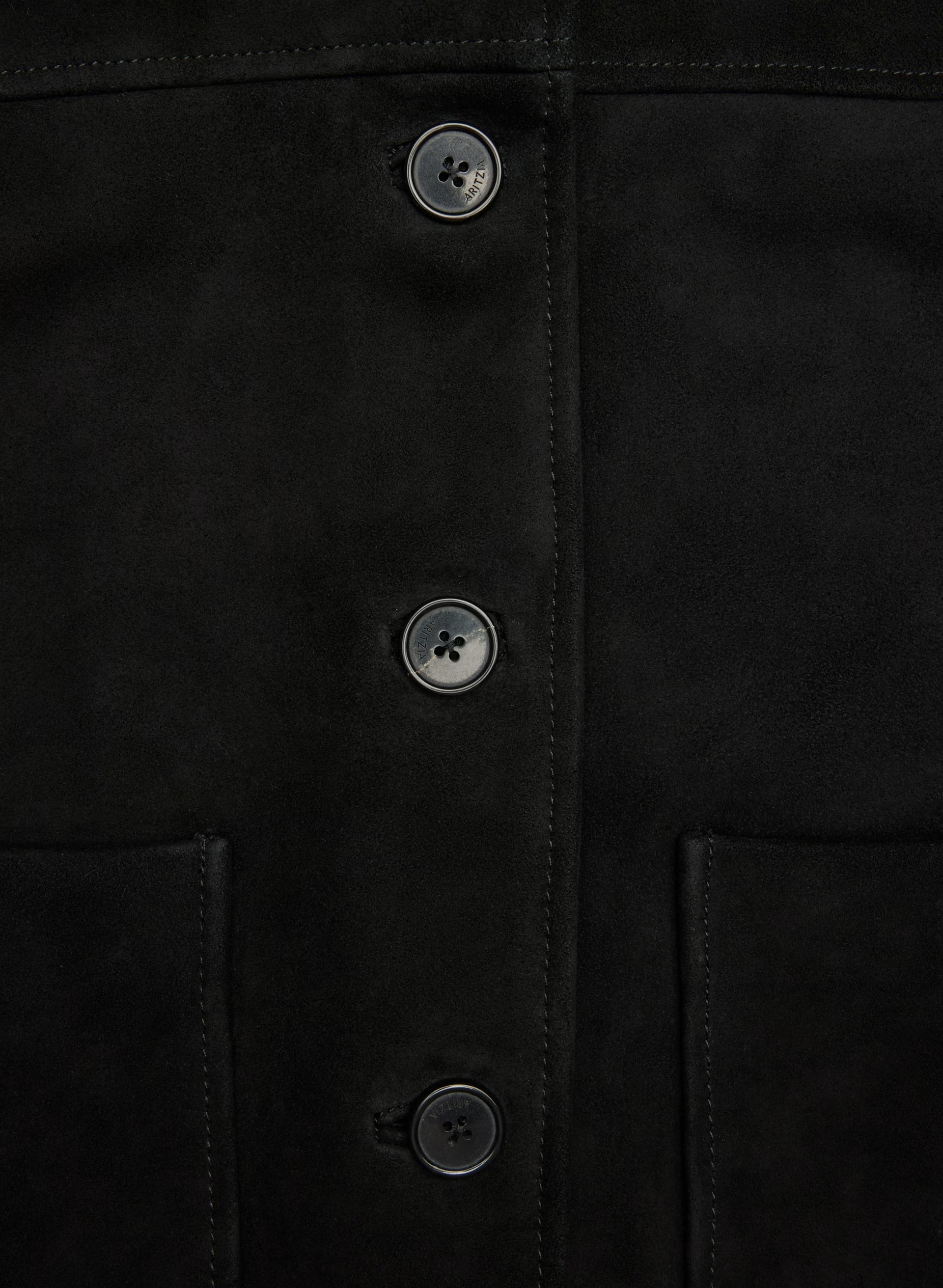 Tori Jacket - Suede - BLACK