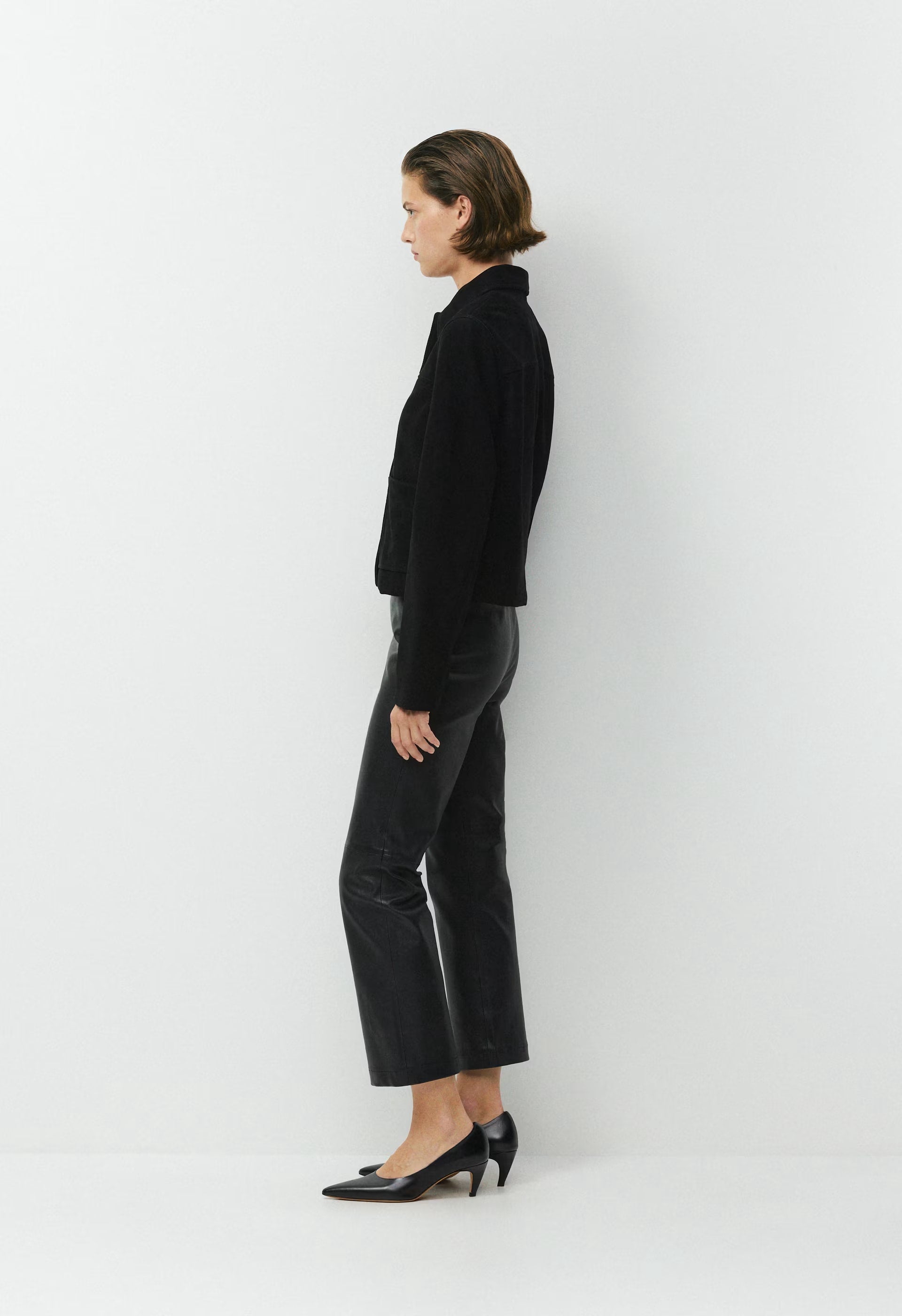 Tori Jacket - Suede - BLACK