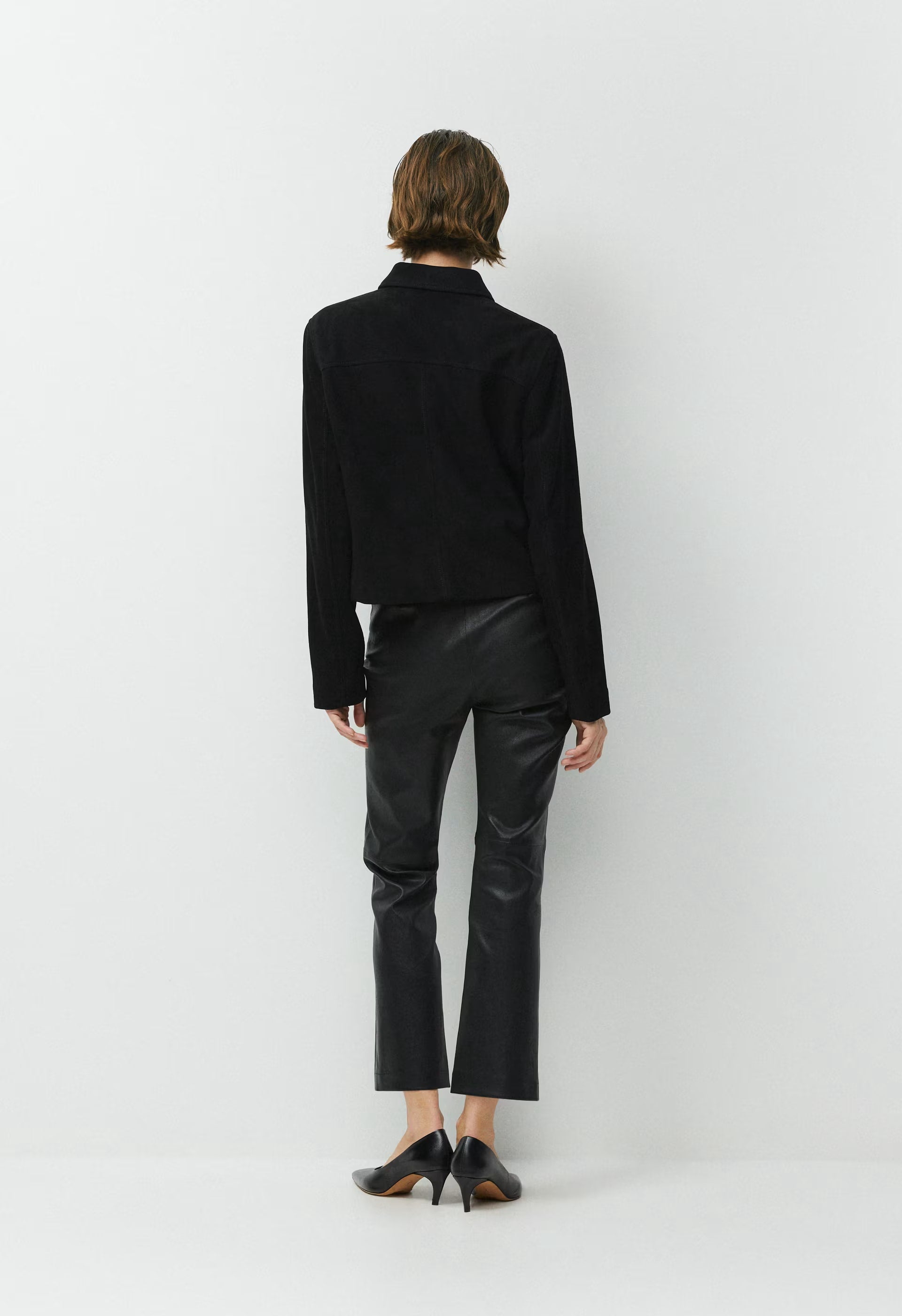 Tori Jacket - Suede - BLACK