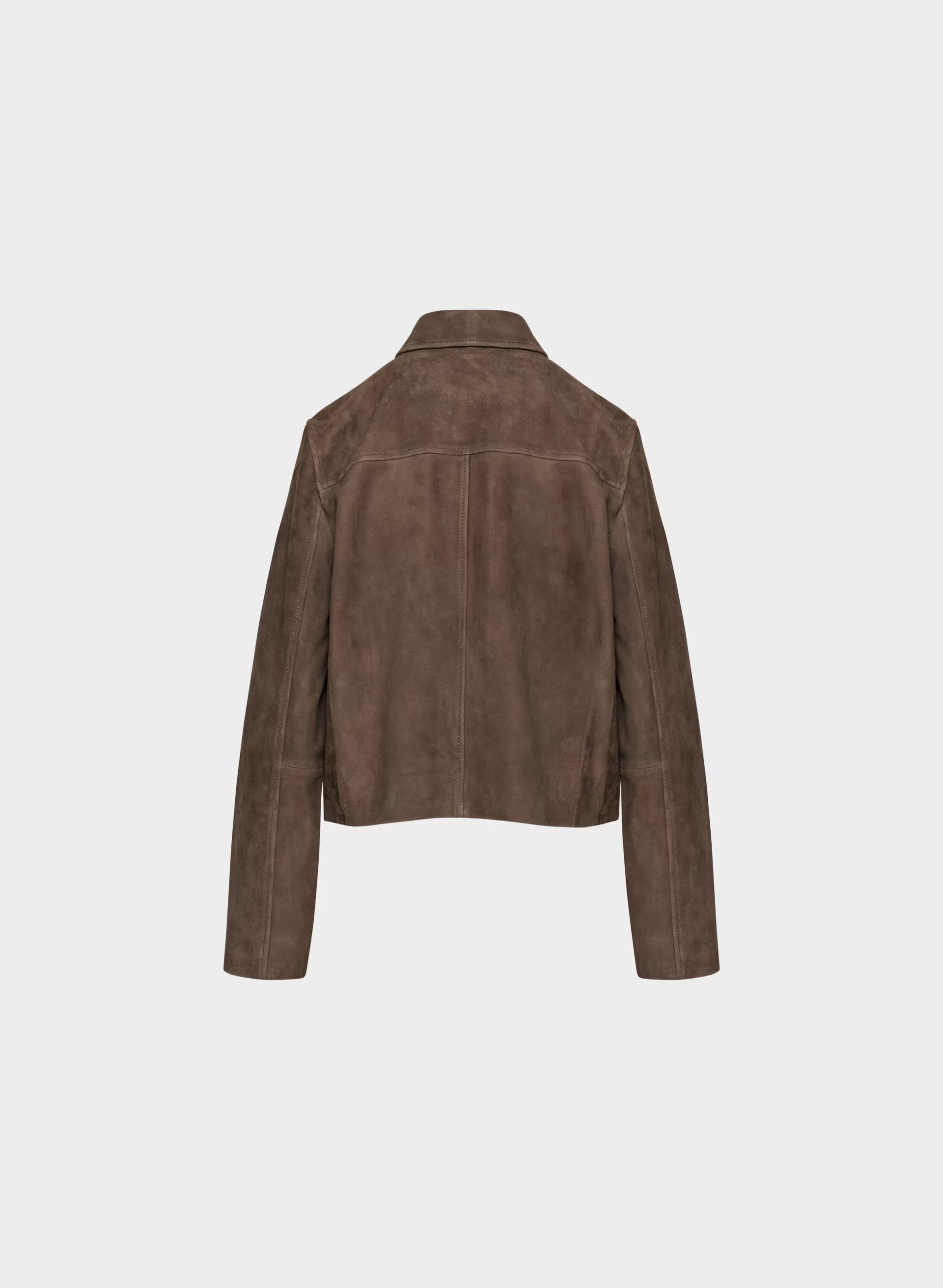 Tori Jacket - Suede - DARK CHOCOLATE