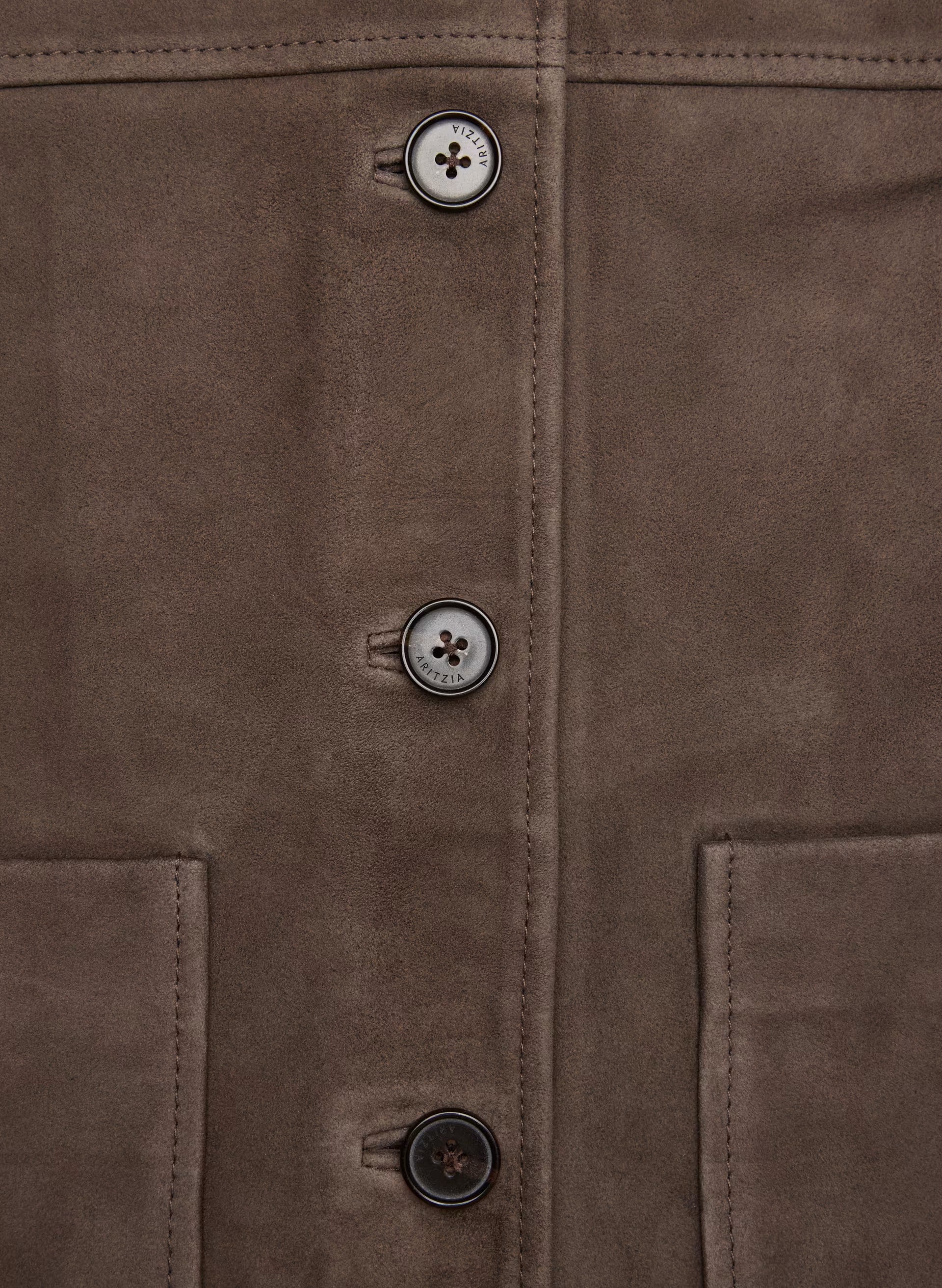 Tori Jacket - Suede - DARK CHOCOLATE