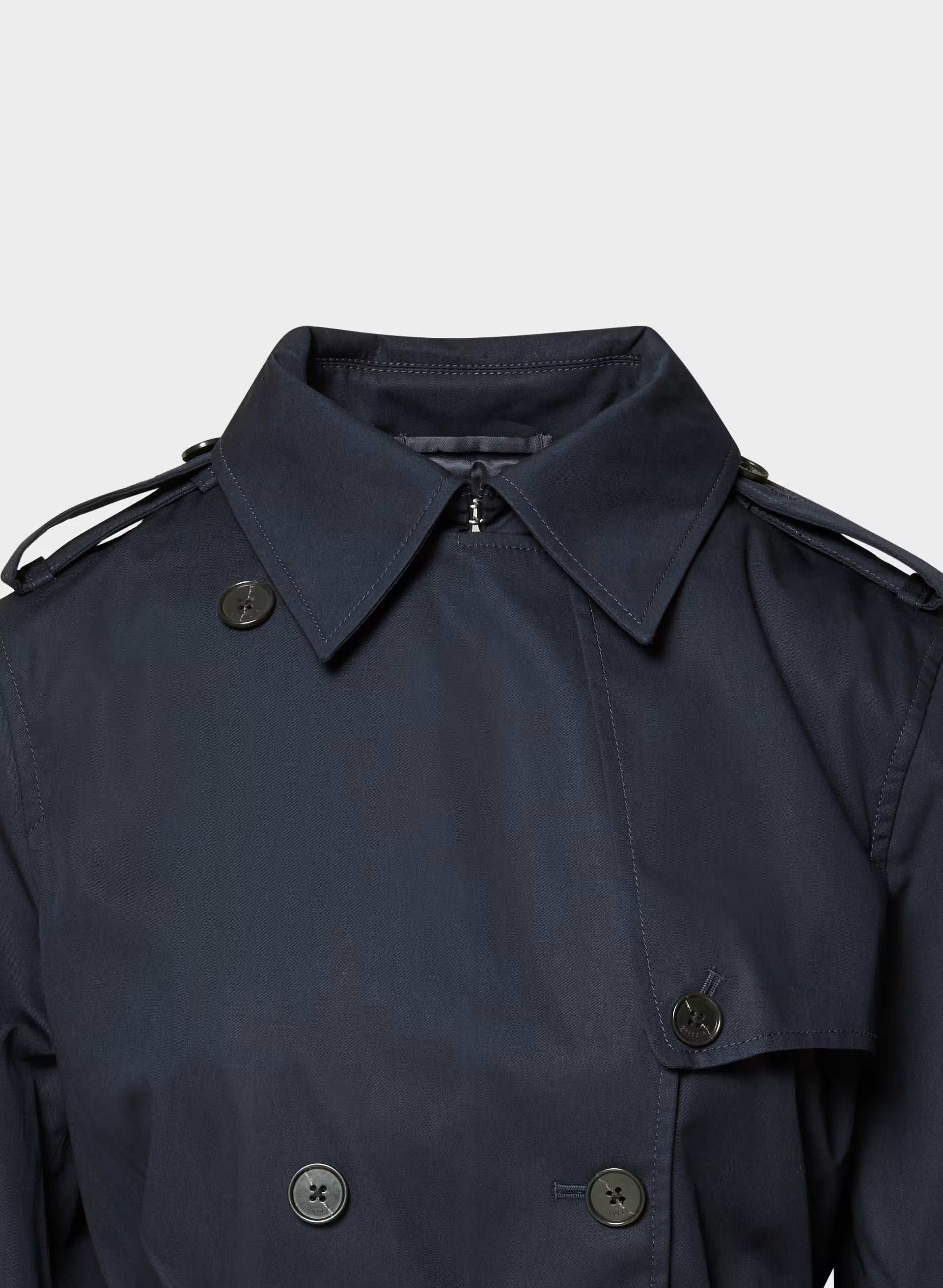 The Finch Short Trench Coat - City Twill - ADMIRAL