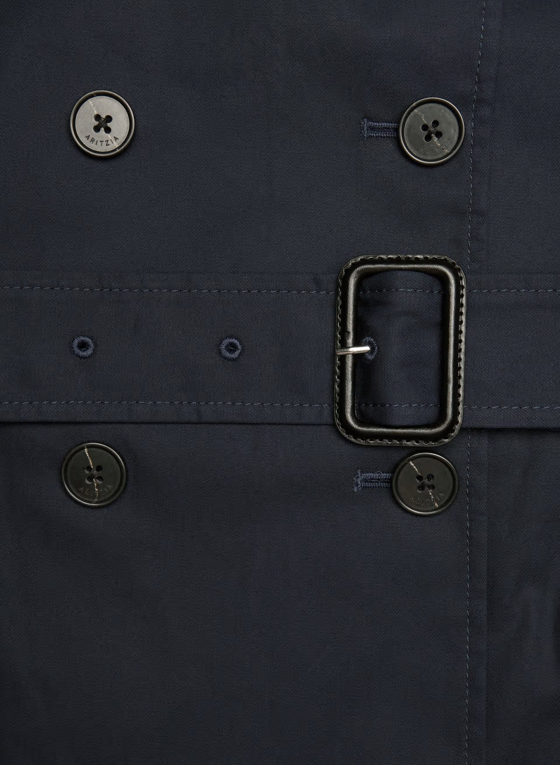 The Finch Short Trench Coat - City Twill - ADMIRAL