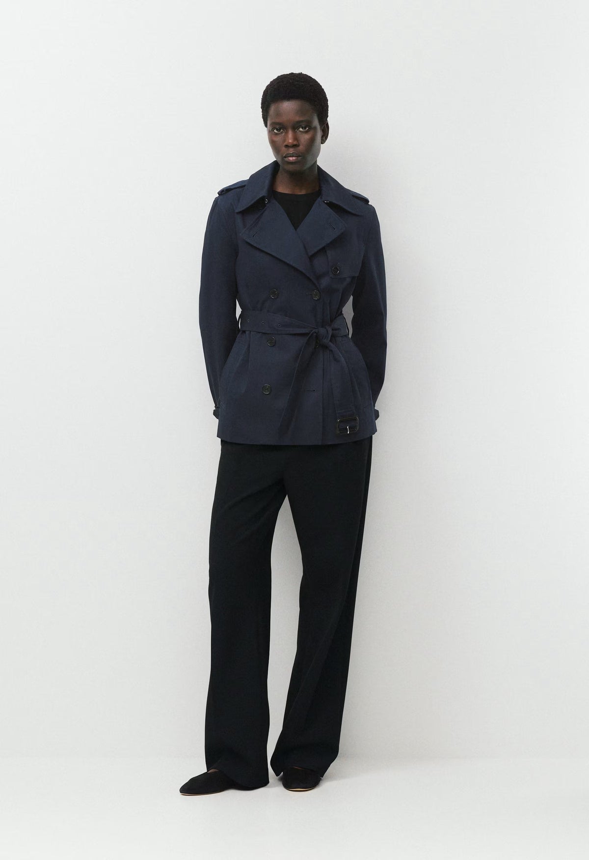 The Finch Short Trench Coat - City Twill - ADMIRAL