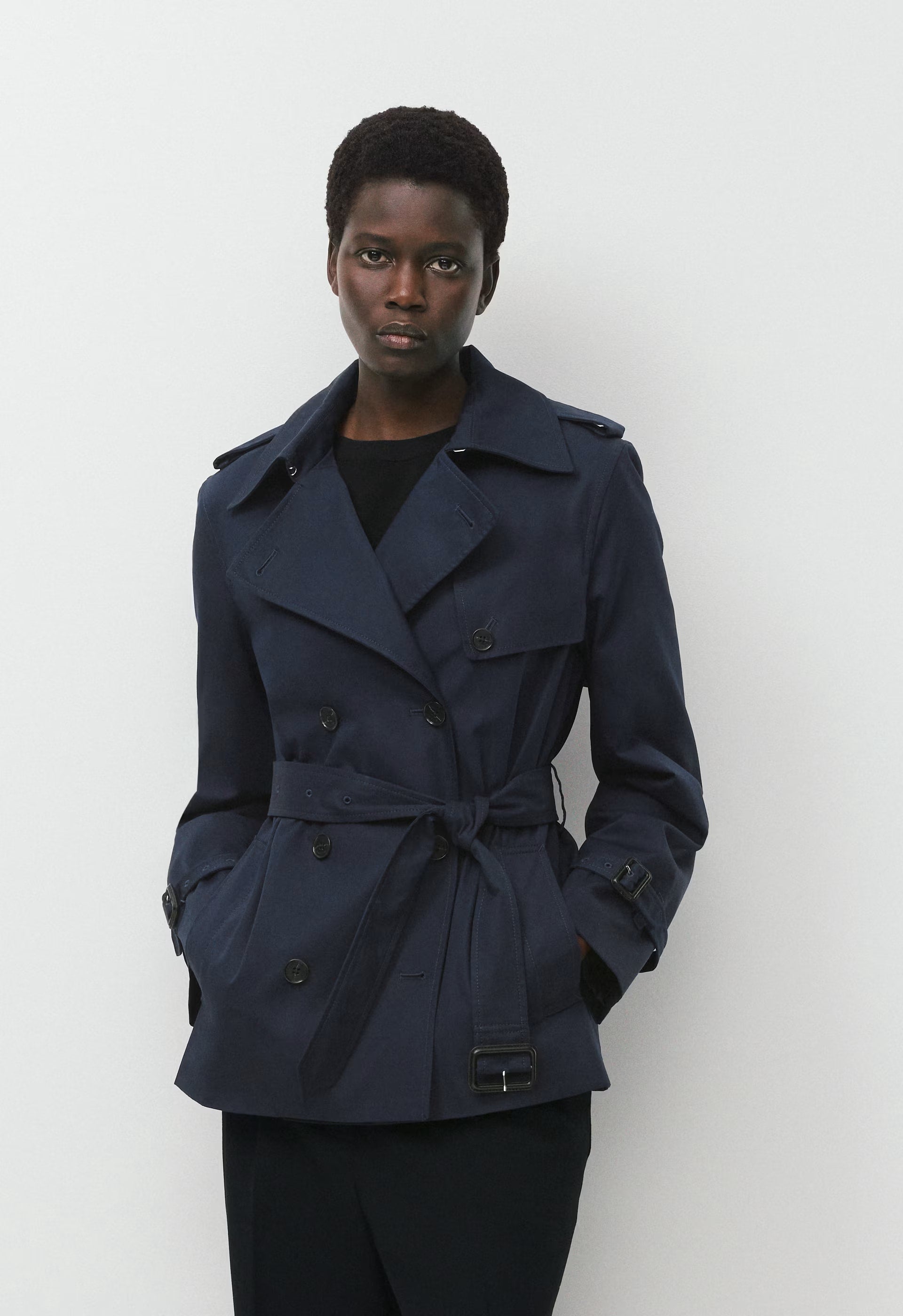 The Finch Short Trench Coat - City Twill - ADMIRAL