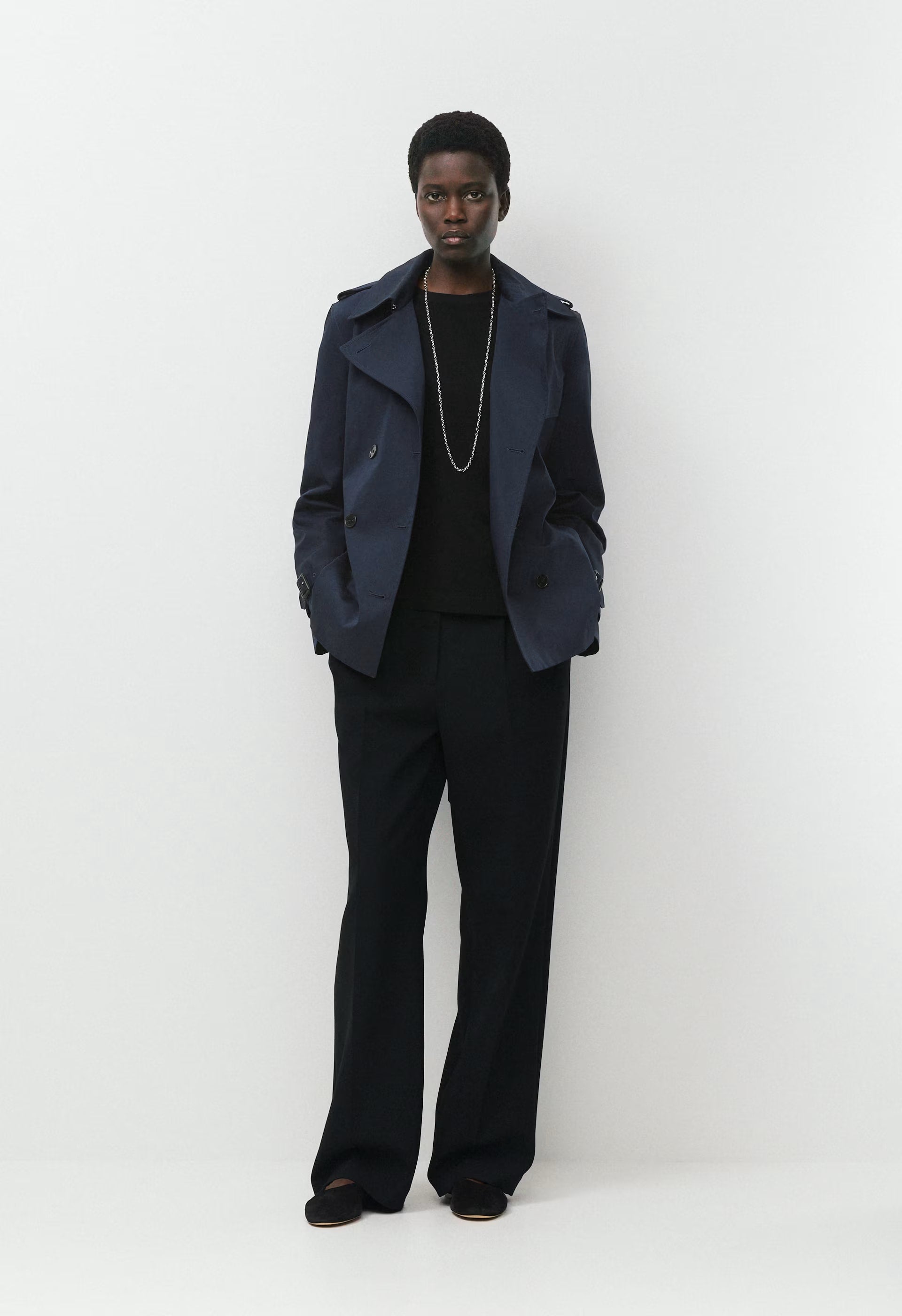 The Finch Short Trench Coat - City Twill - ADMIRAL