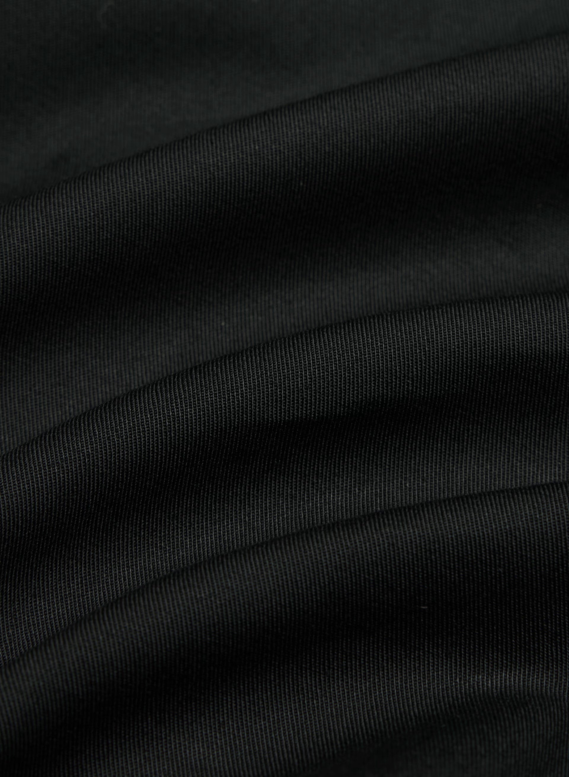 The Finch Short Trench Coat - City Twill - BLACK