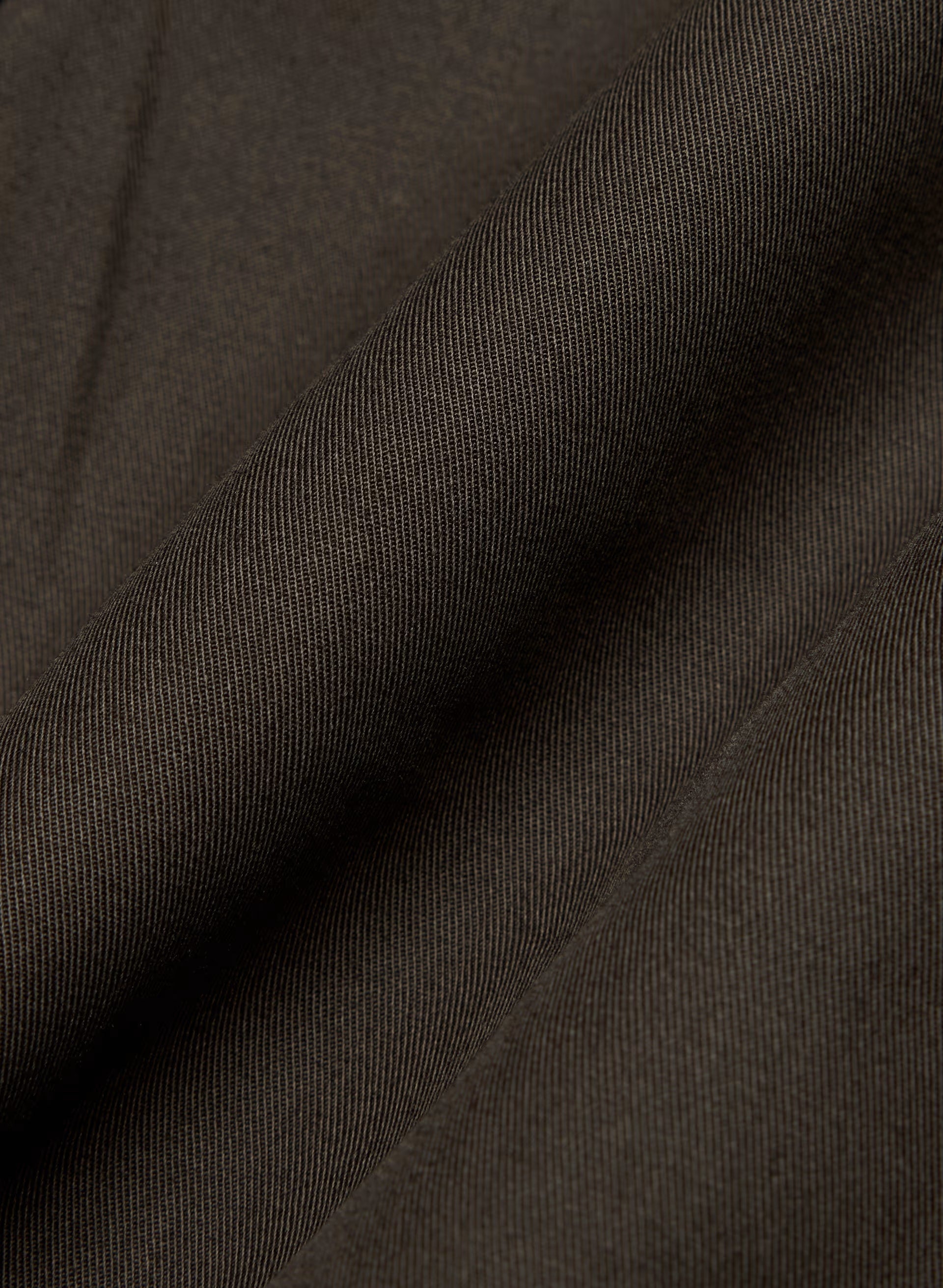 The Finch Short Trench Coat - City Twill - CACAO NIB BROWN