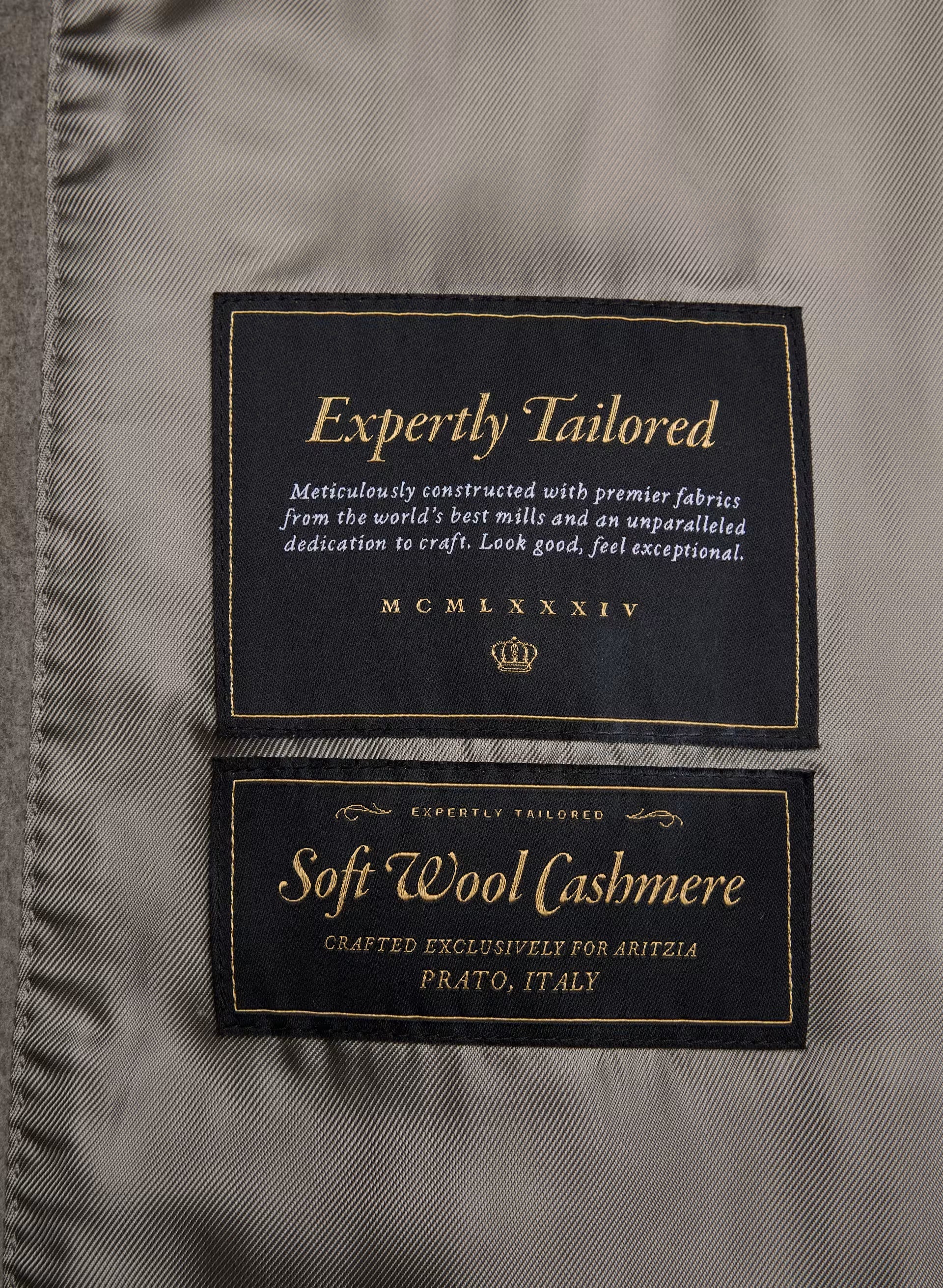 The Only Coat - Soft Wool Cashmere - HEATHER NOMAD TAUPE