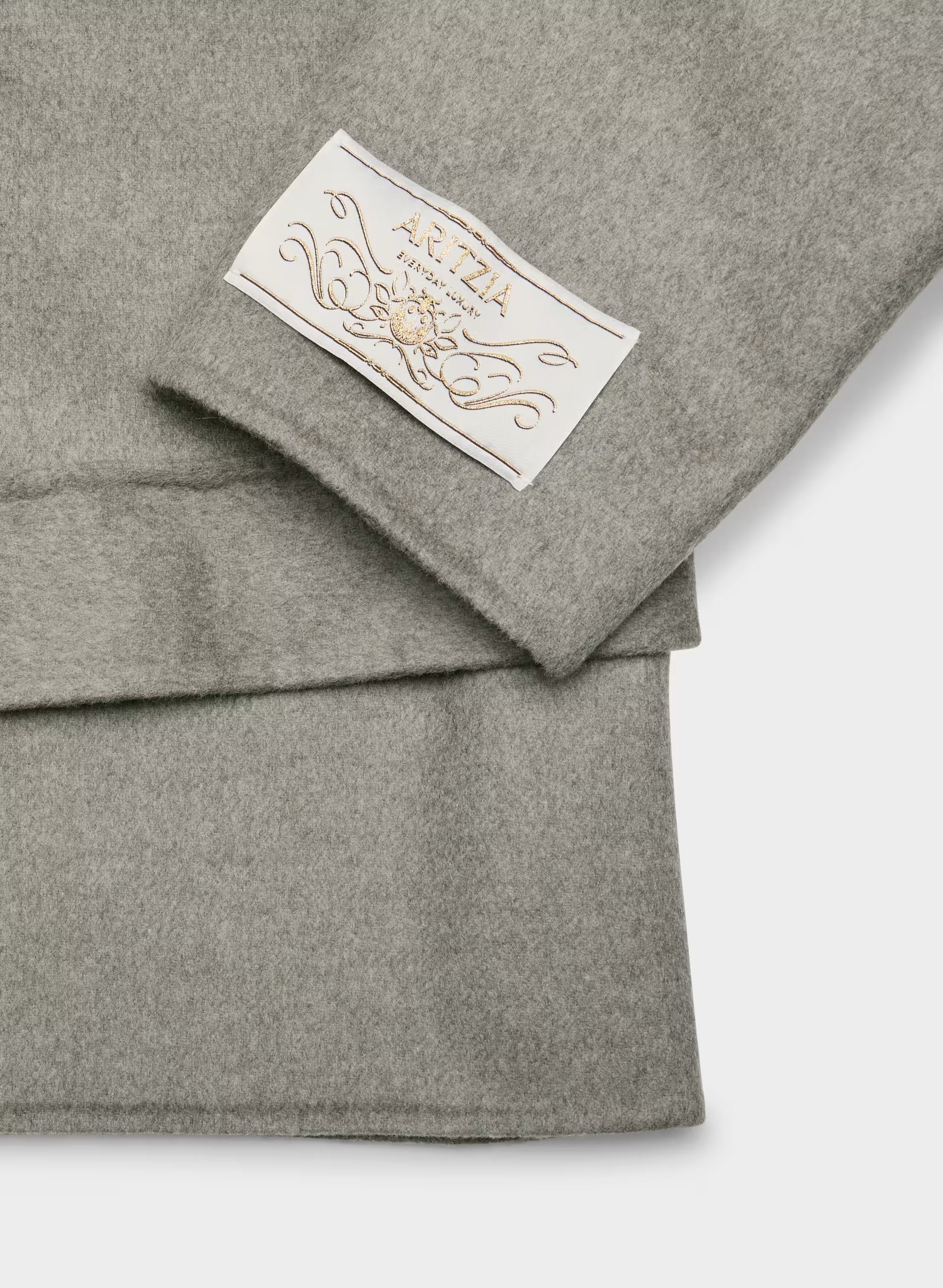 The Acacia Double-Faced Coat - Luxe (Re)Wool - HEATHER DARK TAUPE