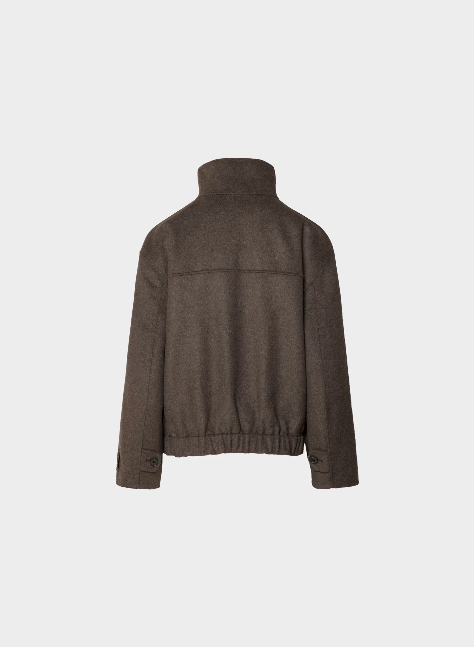 The Alder Double-Faced Coat - Luxe (Re)Wool - SOOT
