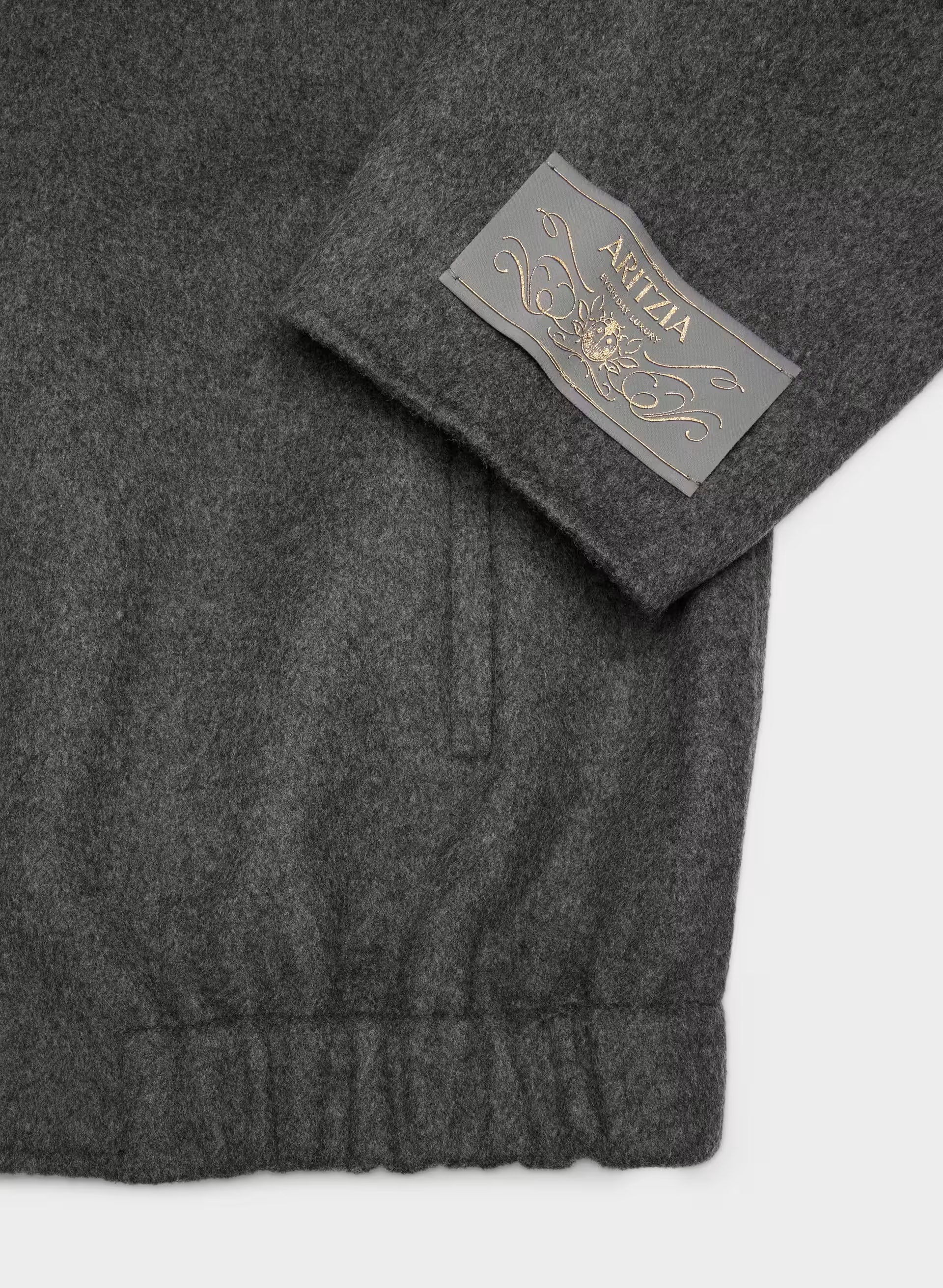 The Alder Double-Faced Coat - Luxe (Re)Wool - HEATHER CHARCOAL