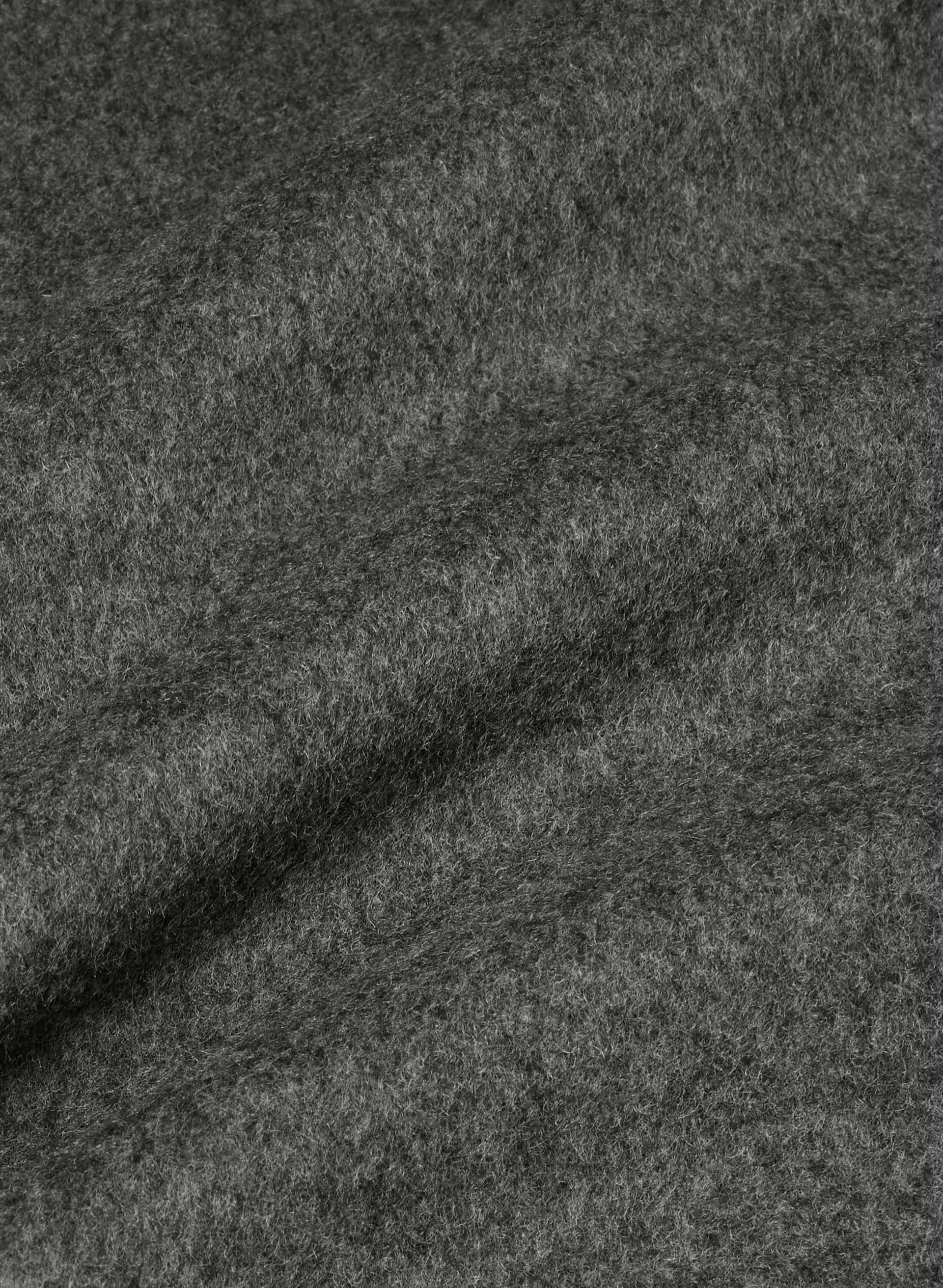 The Alder Double-Faced Coat - Luxe (Re)Wool - HEATHER CHARCOAL