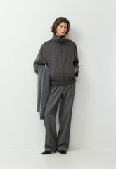 The Alder Double-Faced Coat - Luxe (Re)Wool - HEATHER CHARCOAL