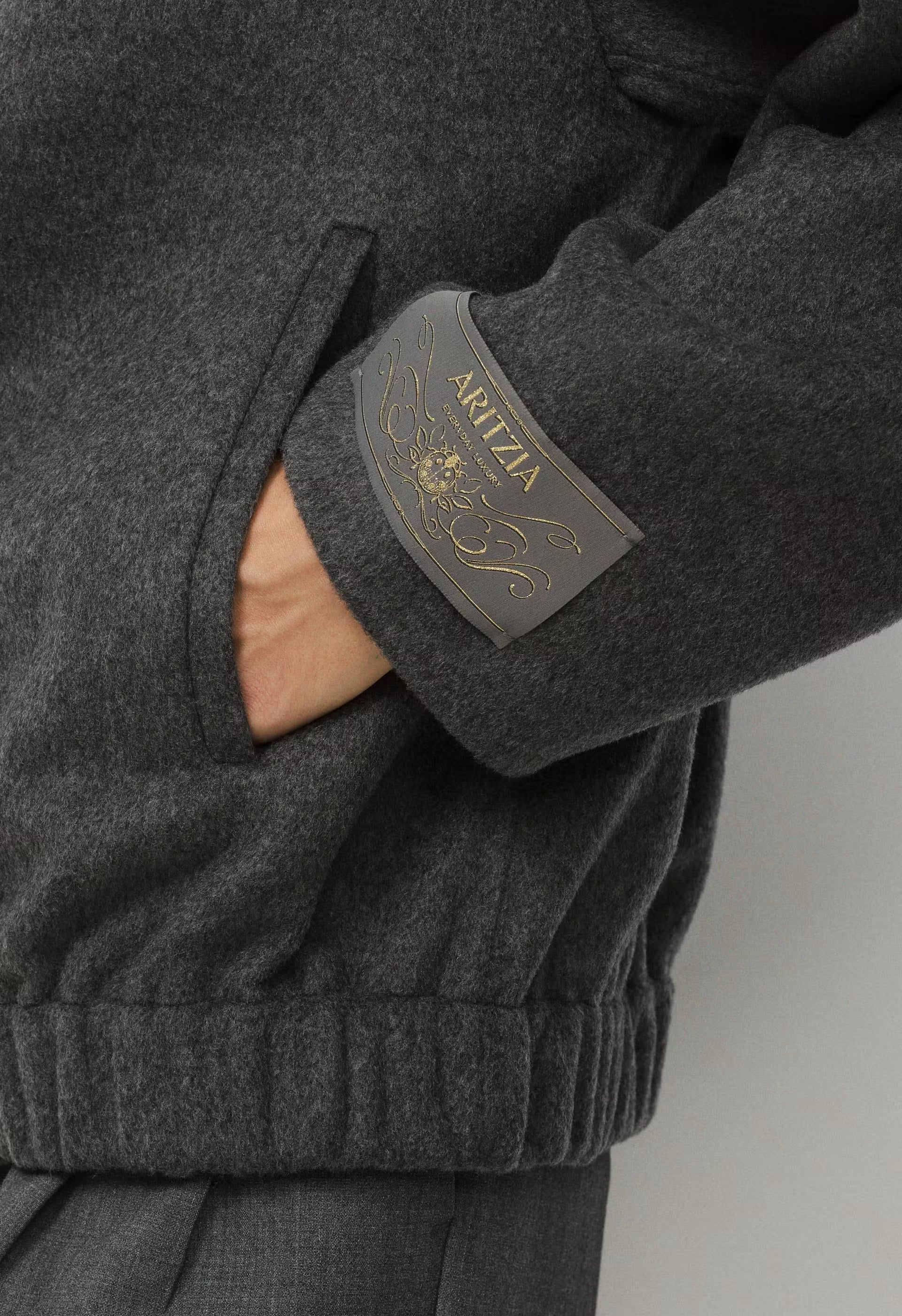 The Alder Double-Faced Coat - Luxe (Re)Wool - HEATHER CHARCOAL