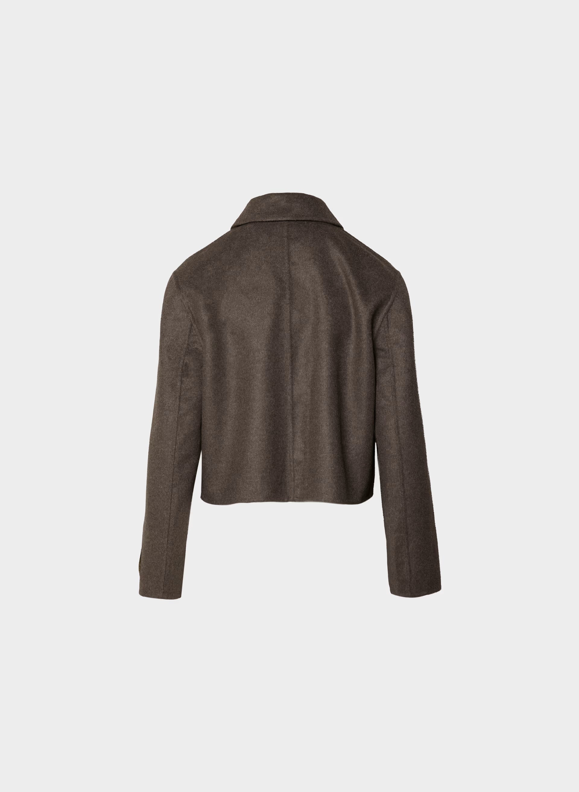 The Heath Double-Faced Coat - Luxe (Re)Wool - SOOT