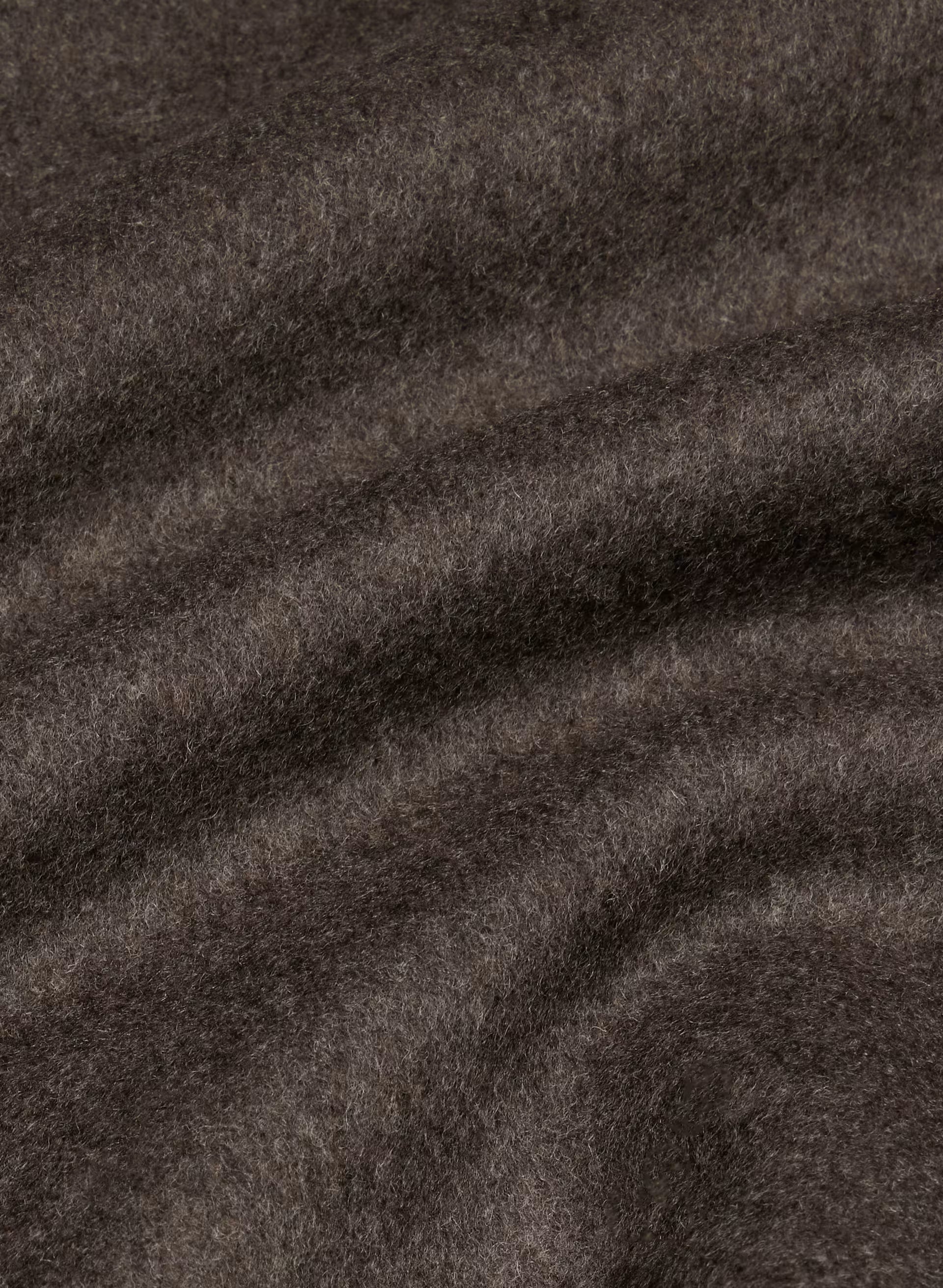 The Heath Double-Faced Coat - Luxe (Re)Wool - SOOT