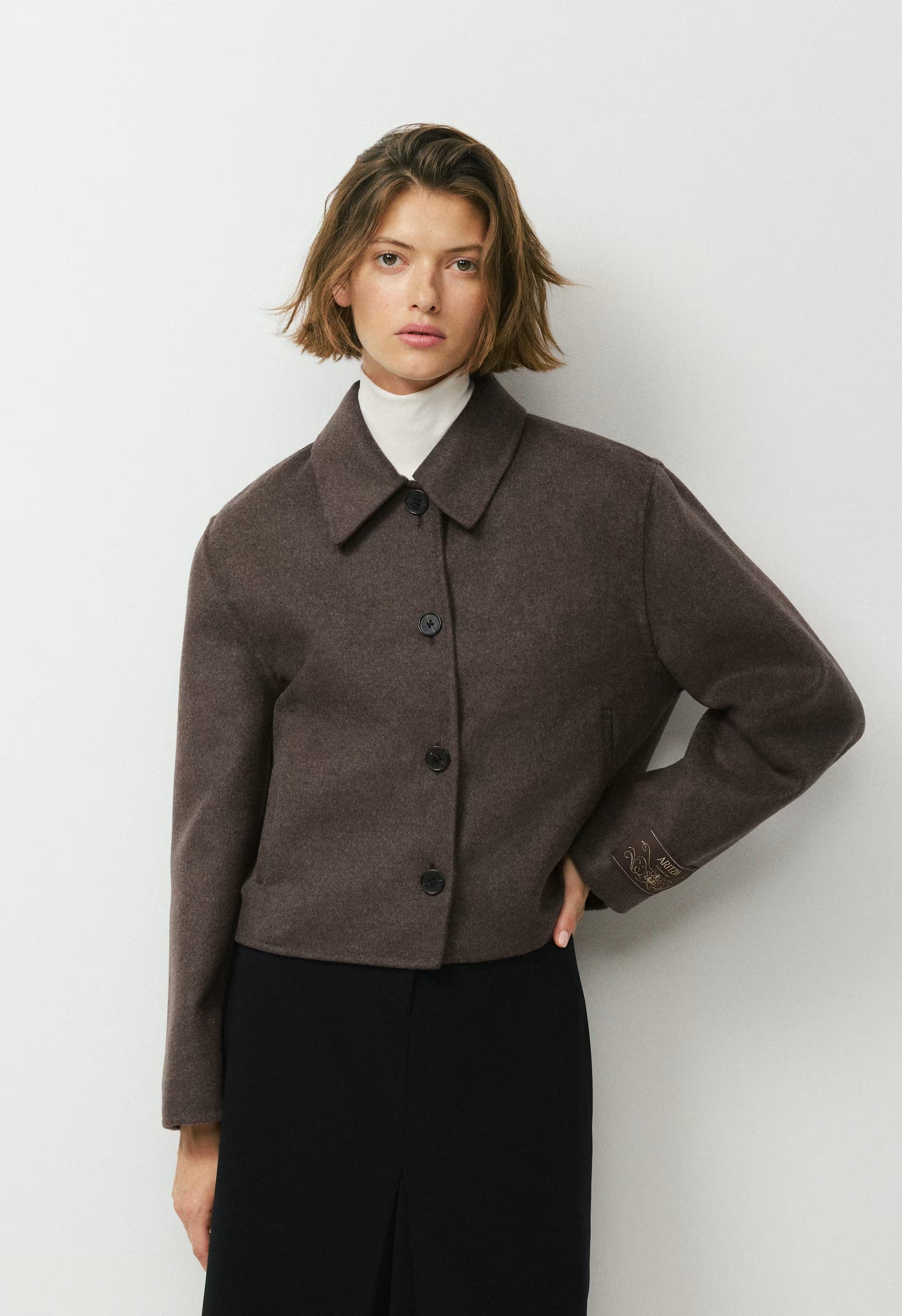 The Heath Double-Faced Coat - Luxe (Re)Wool - SOOT