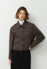 The Heath Double-Faced Coat - Luxe (Re)Wool - SOOT