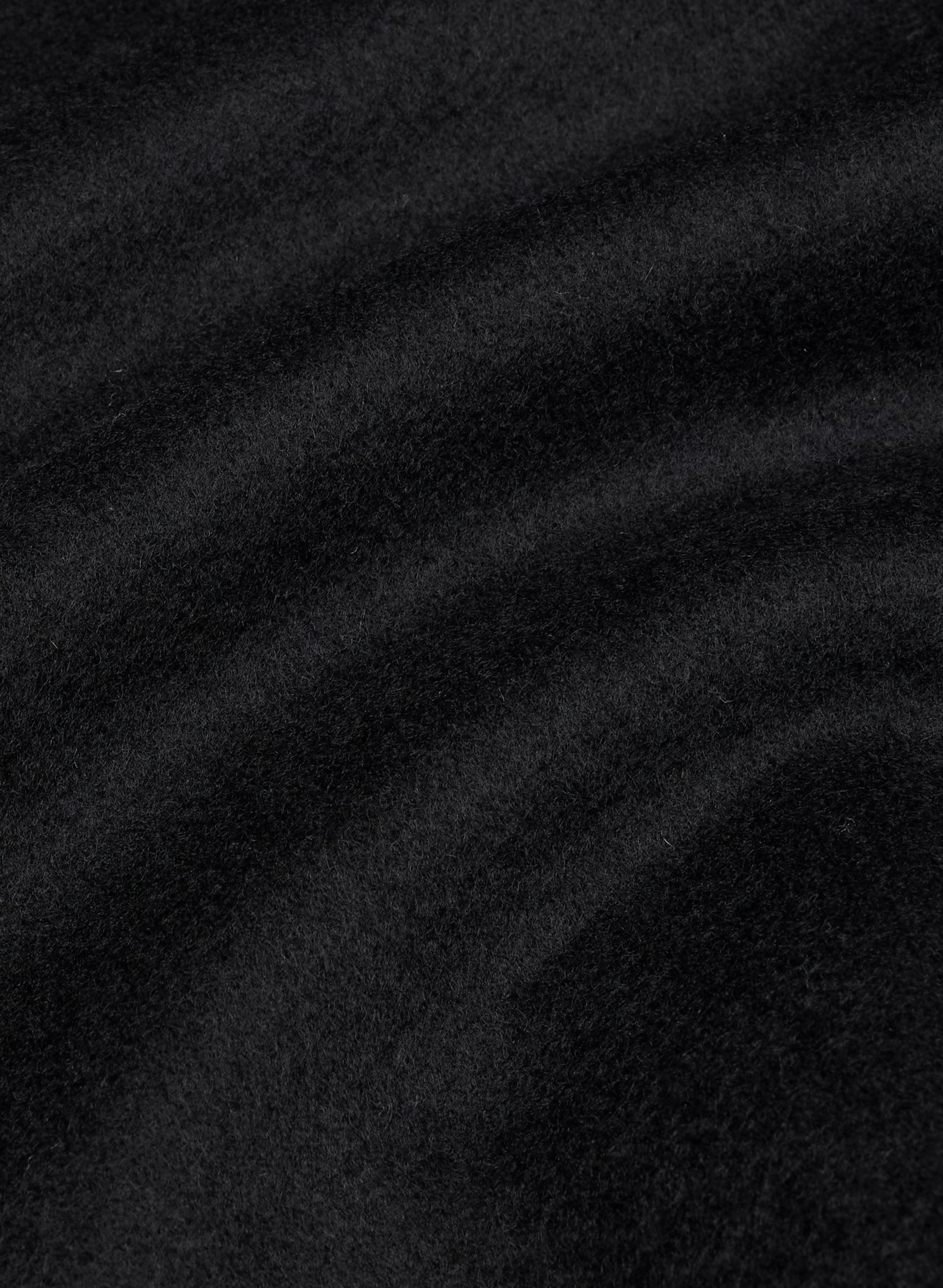 The Heath Double-Faced Coat - Luxe (Re)Wool - BLACK