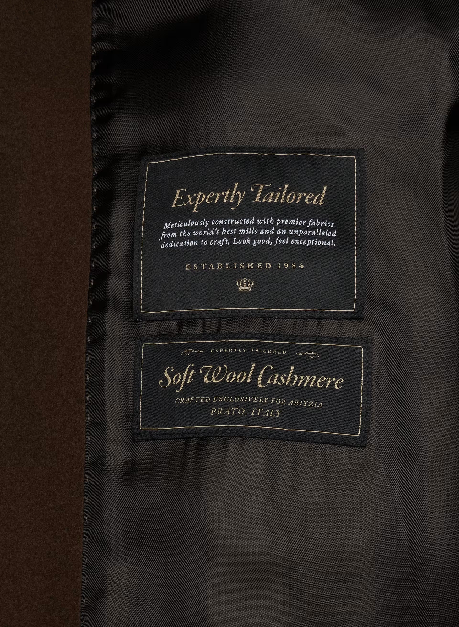 The Only Coat - Soft Wool Cashmere - BURNT CEDAR