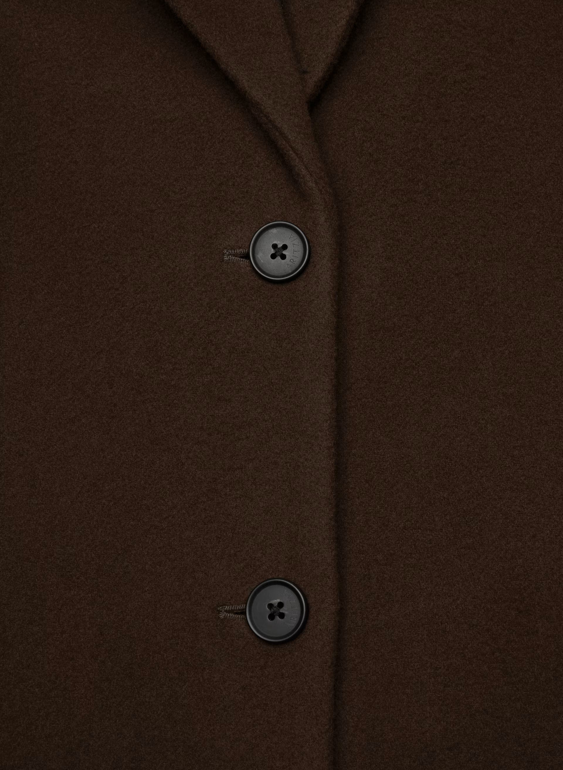 The Only Coat - Soft Wool Cashmere - BURNT CEDAR