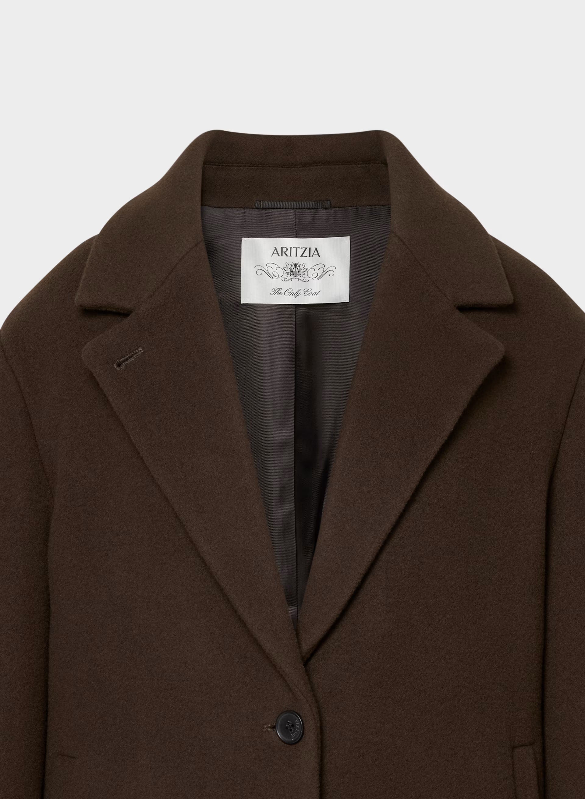 The Only Coat - Soft Wool Cashmere - BURNT CEDAR