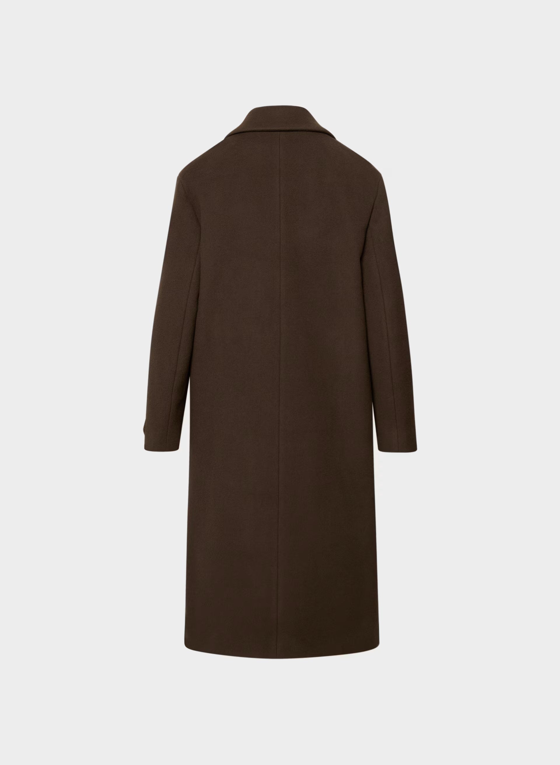 The Only Coat - Soft Wool Cashmere - BURNT CEDAR