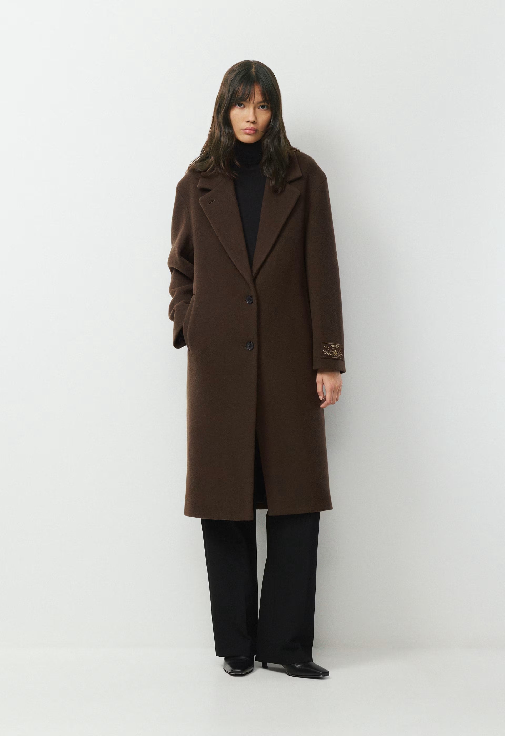 The Only Coat - Soft Wool Cashmere - BURNT CEDAR