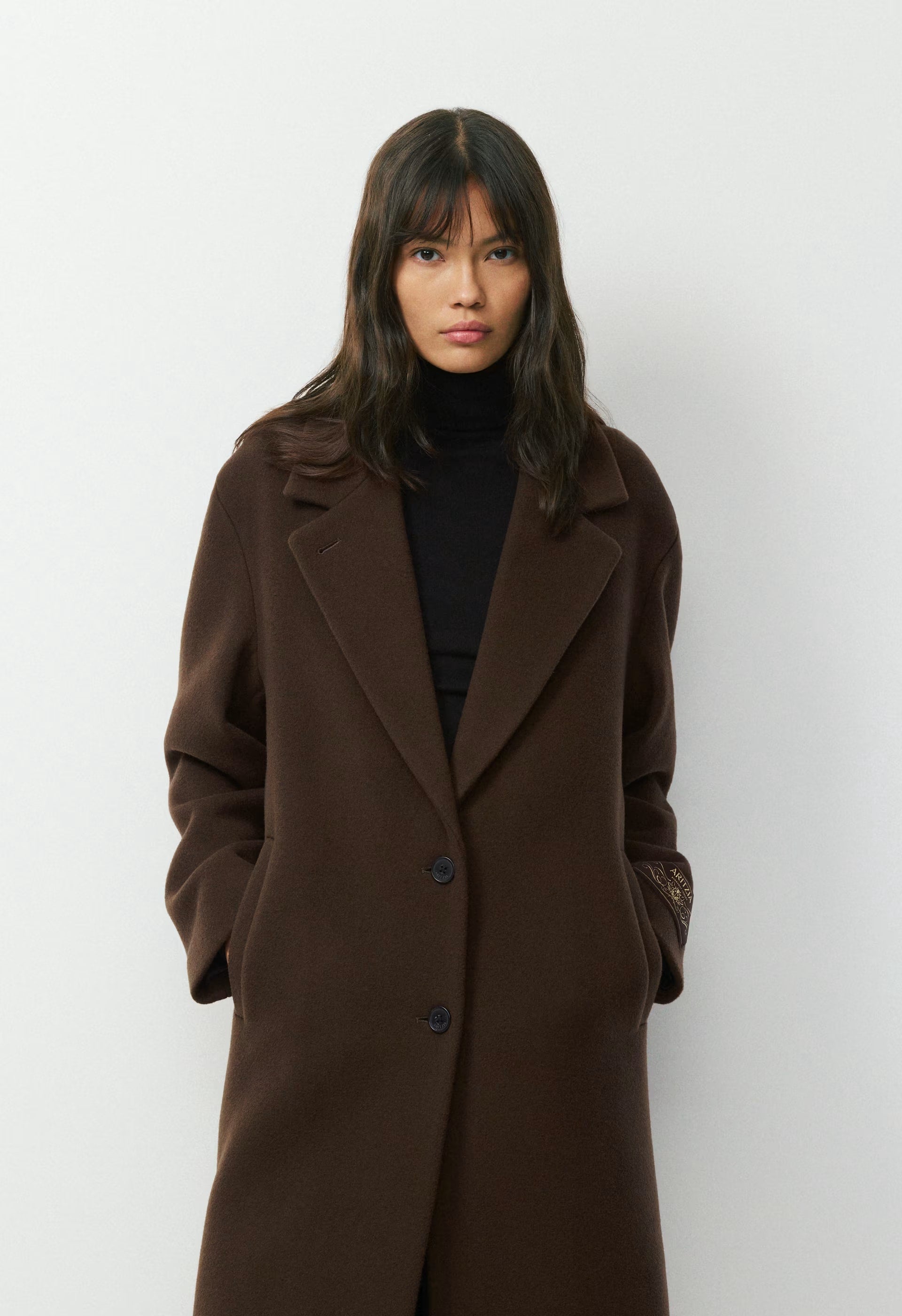 The Only Coat - Soft Wool Cashmere - BURNT CEDAR