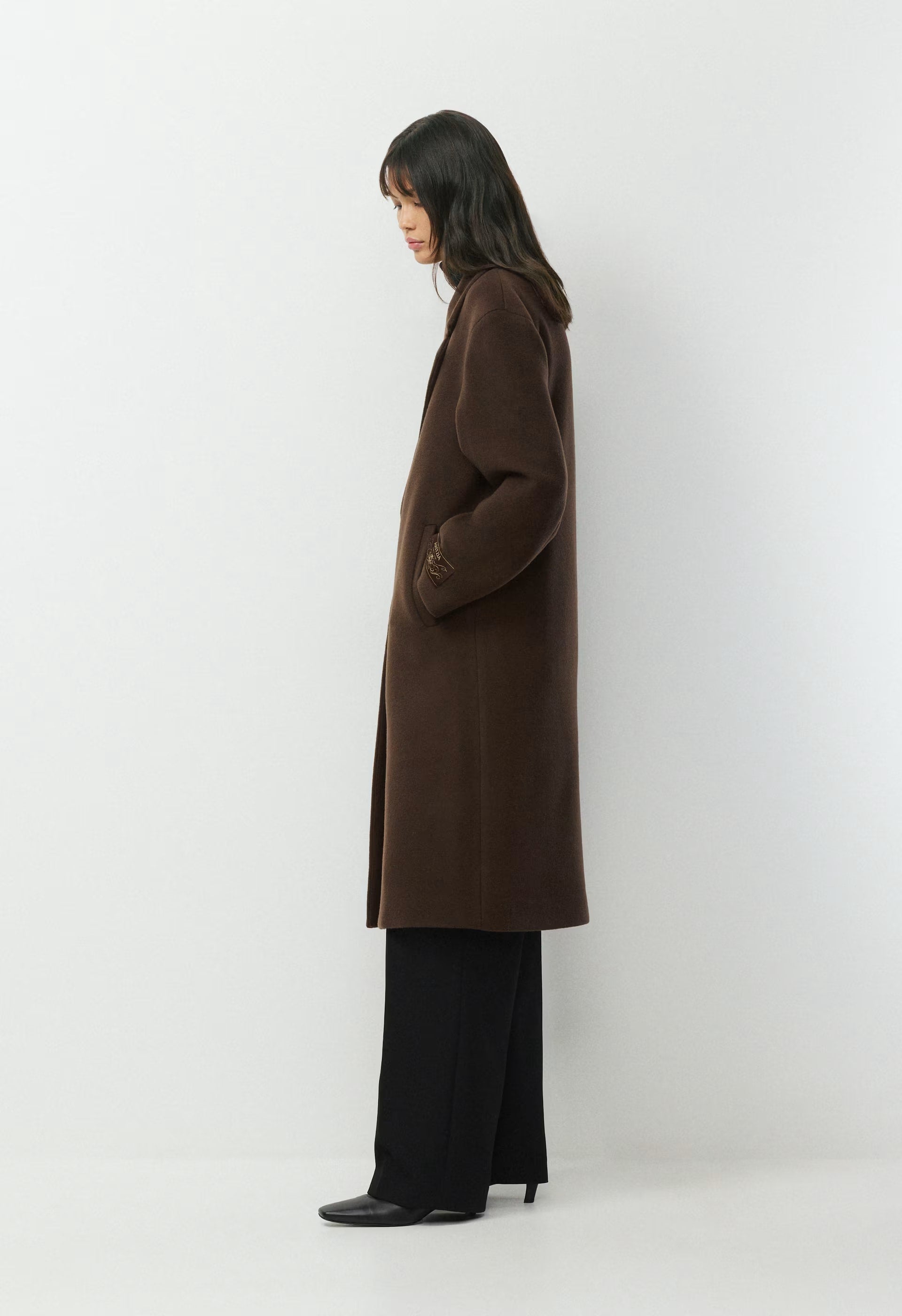 The Only Coat - Soft Wool Cashmere - BURNT CEDAR