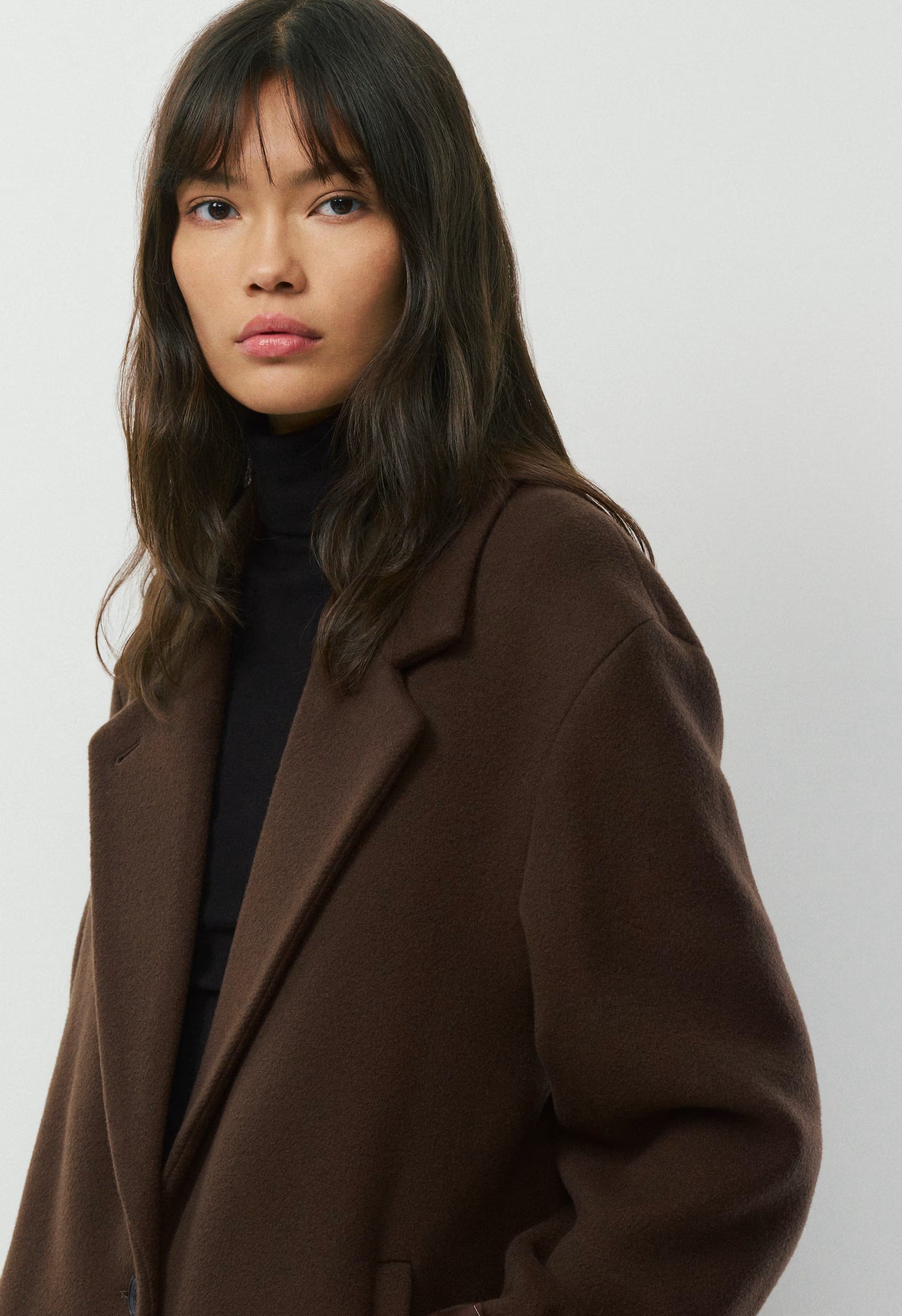 The Only Coat - Soft Wool Cashmere - BURNT CEDAR