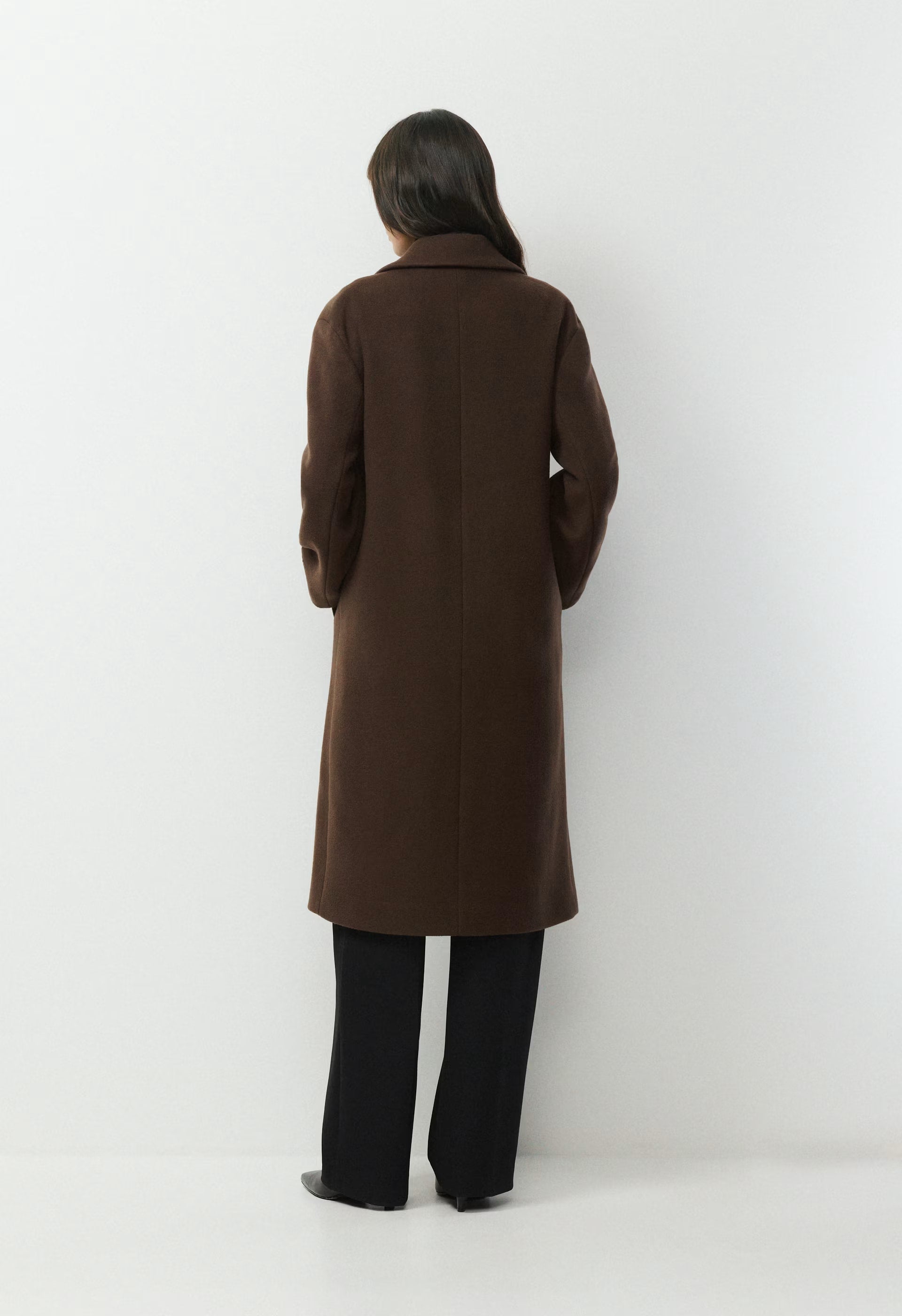 The Only Coat - Soft Wool Cashmere - BURNT CEDAR