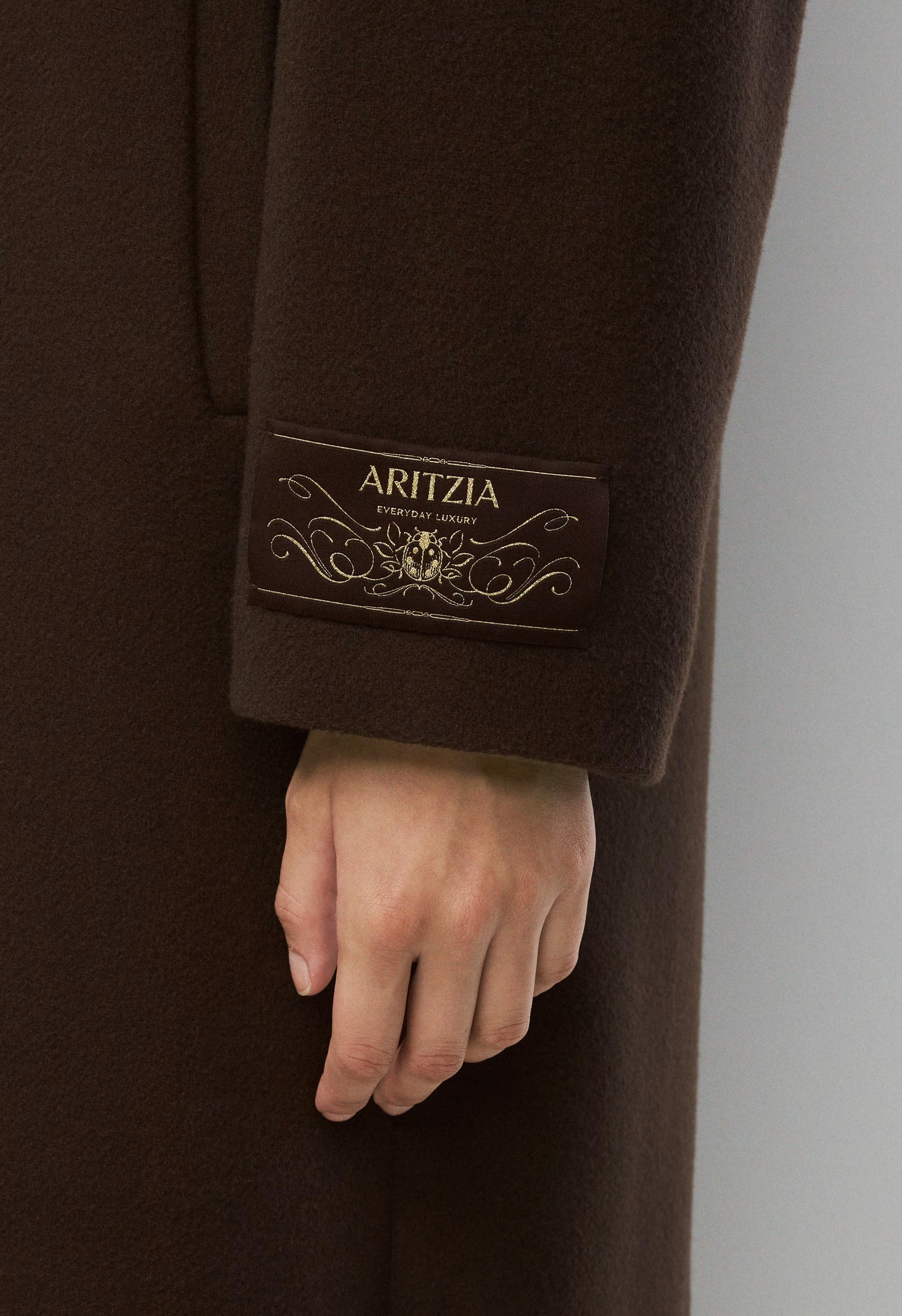 The Only Coat - Soft Wool Cashmere - BURNT CEDAR
