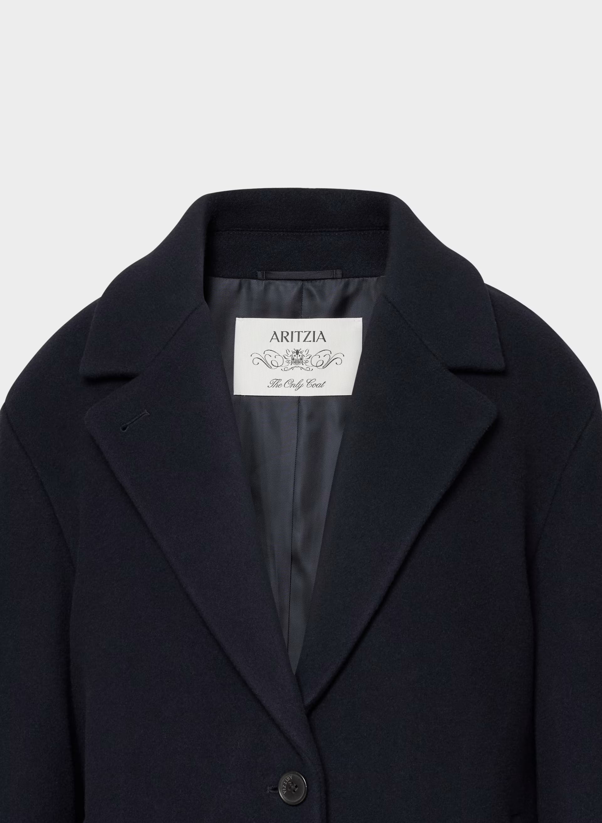 The Only Coat - Soft Wool Cashmere - ADMIRAL NAVY