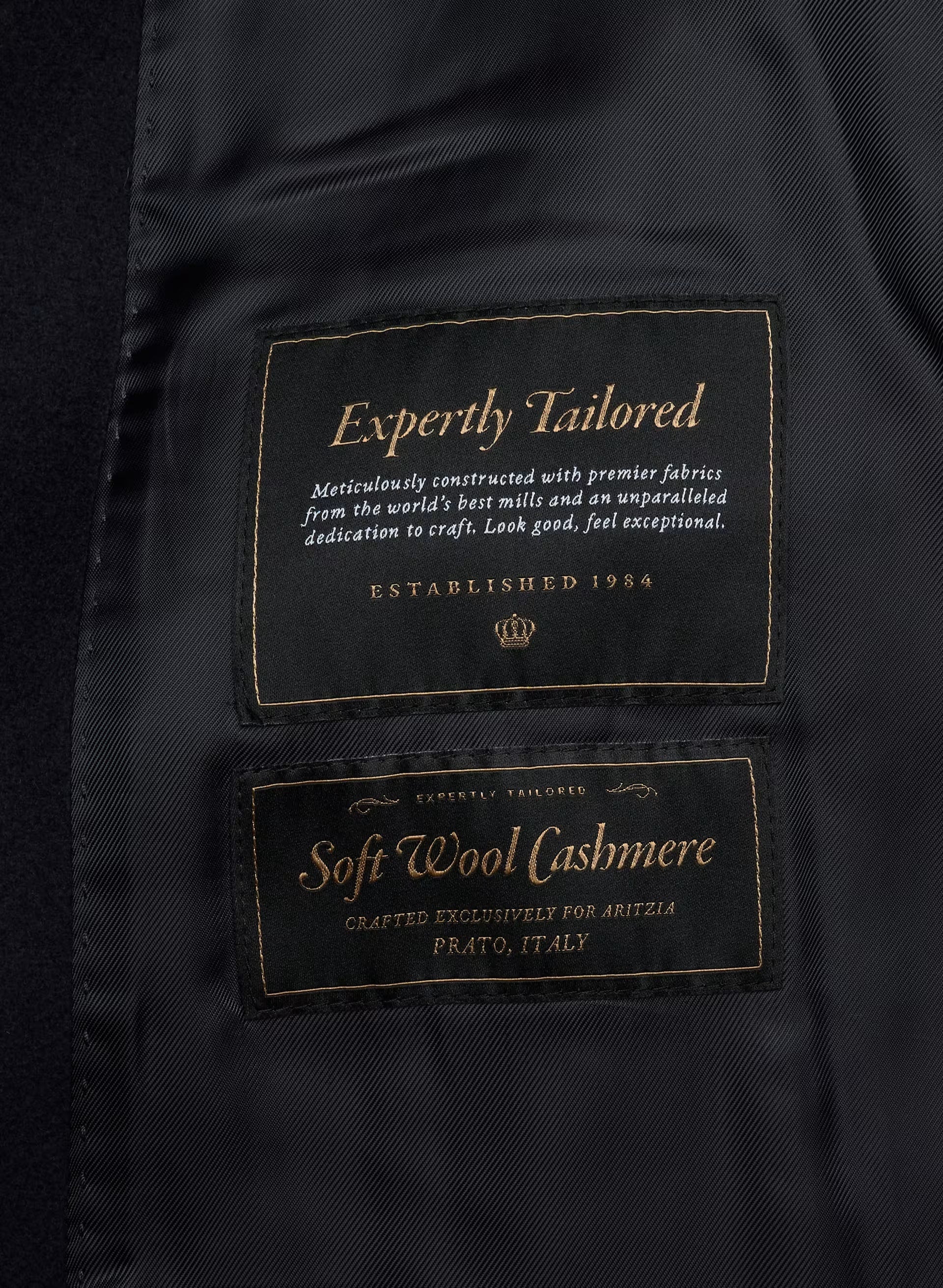 The Only Coat - Soft Wool Cashmere - ADMIRAL NAVY