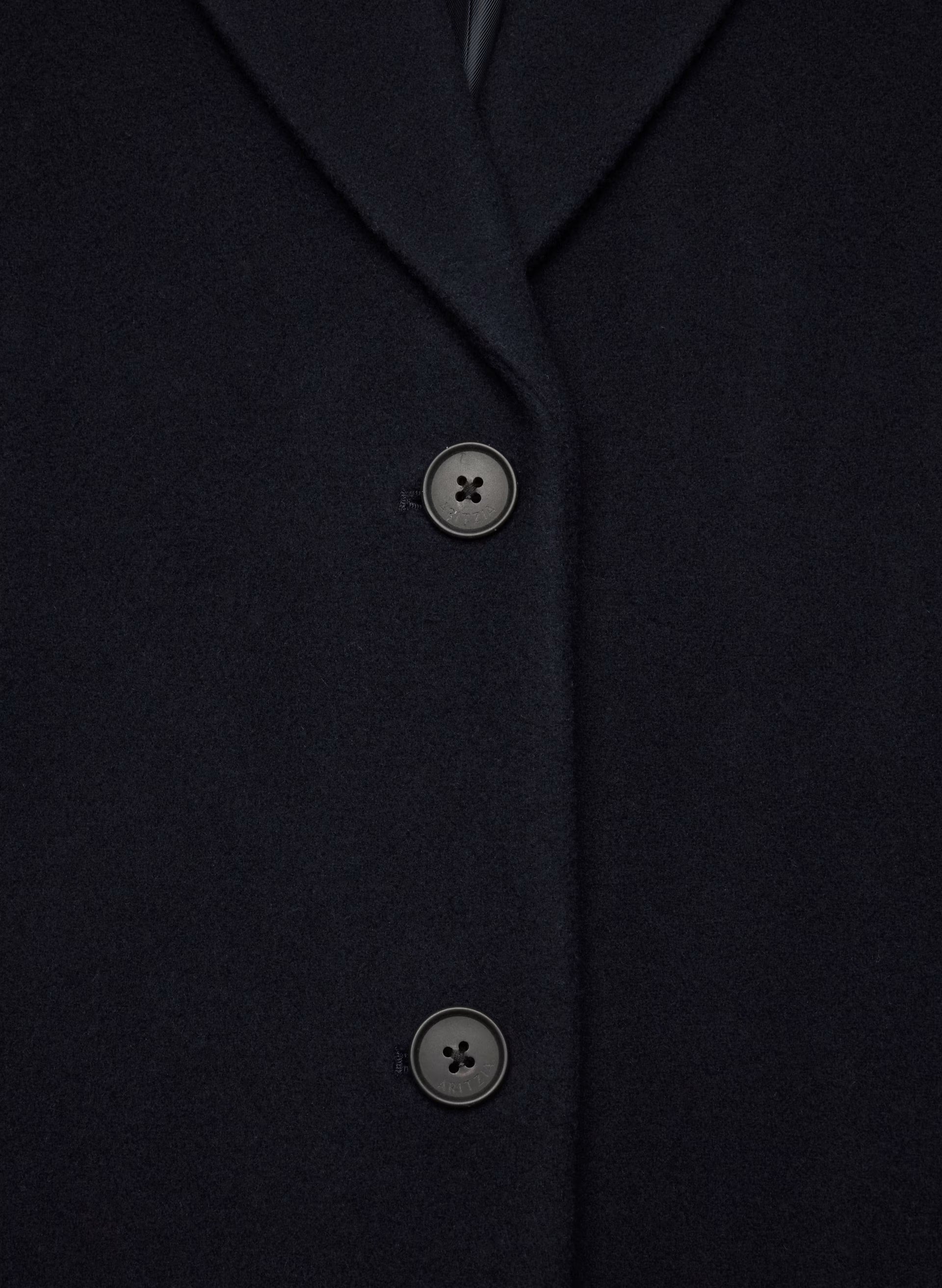The Only Coat - Soft Wool Cashmere - ADMIRAL NAVY