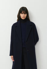 The Only Coat - Soft Wool Cashmere - ADMIRAL NAVY