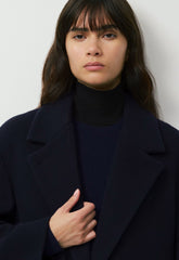 The Only Coat - Soft Wool Cashmere - ADMIRAL NAVY