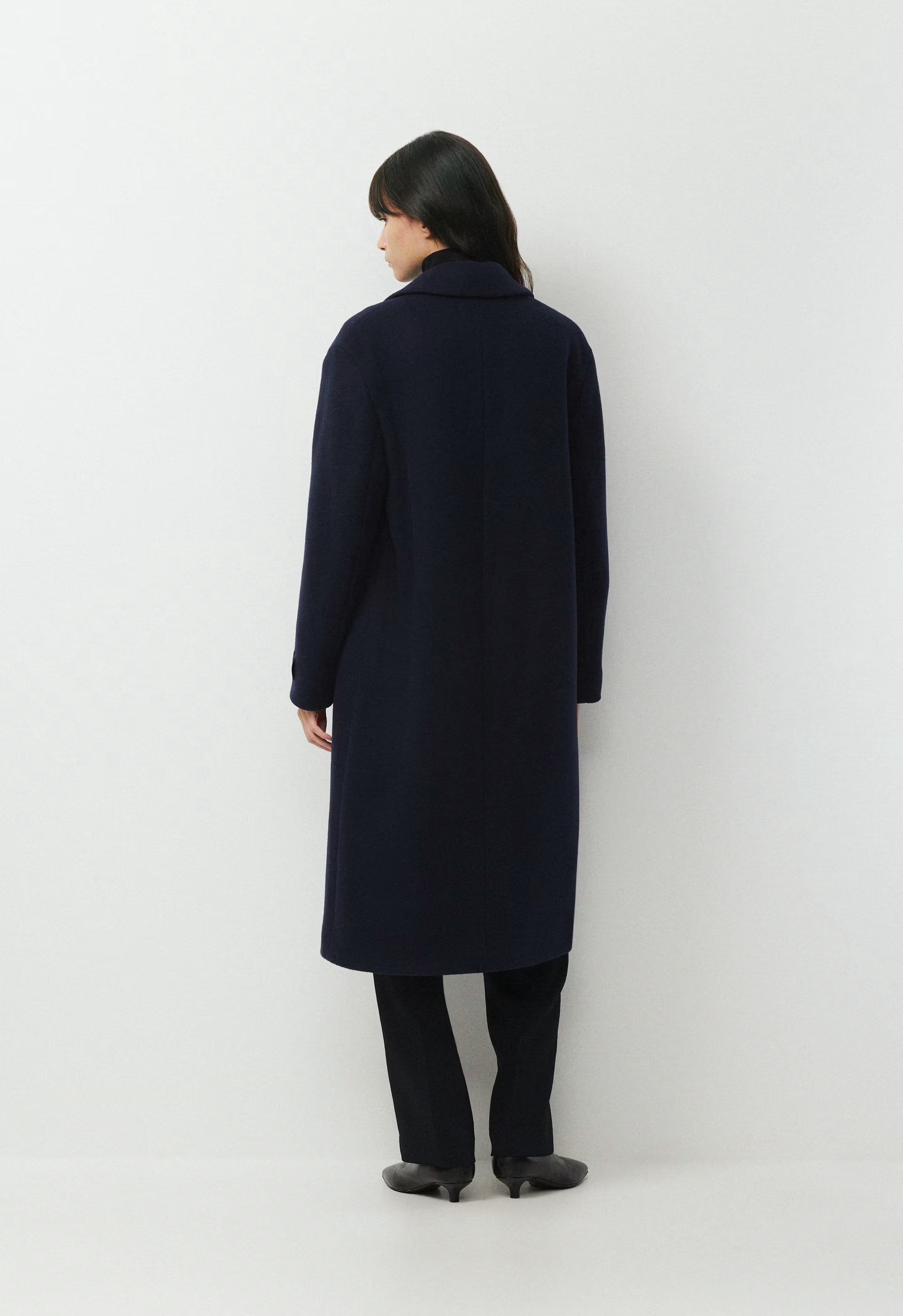 The Only Coat - Soft Wool Cashmere - ADMIRAL NAVY