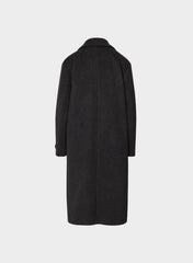The Only Coat - Soft Wool Cashmere - HEATHER BLACK