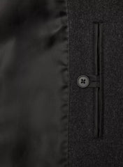 The Only Coat - Soft Wool Cashmere - HEATHER BLACK