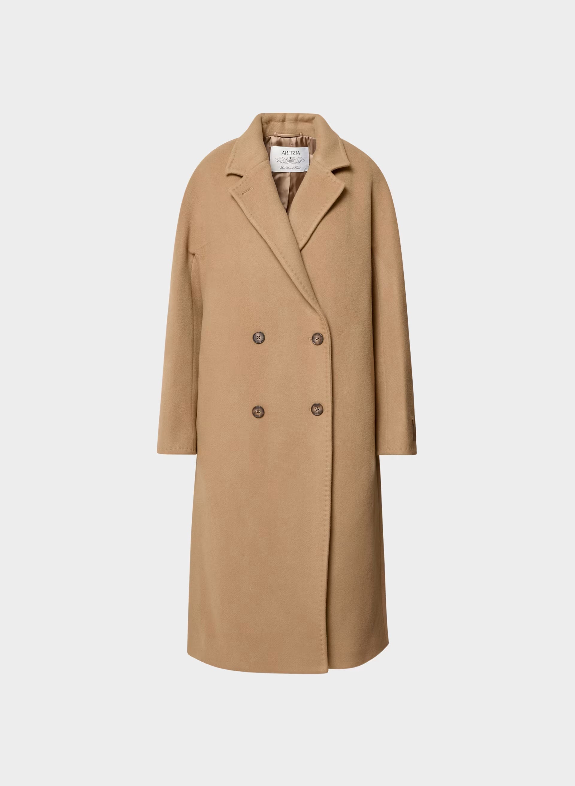 The Slouch™ Coat - Soft Wool Cashmere - COCOA SAND