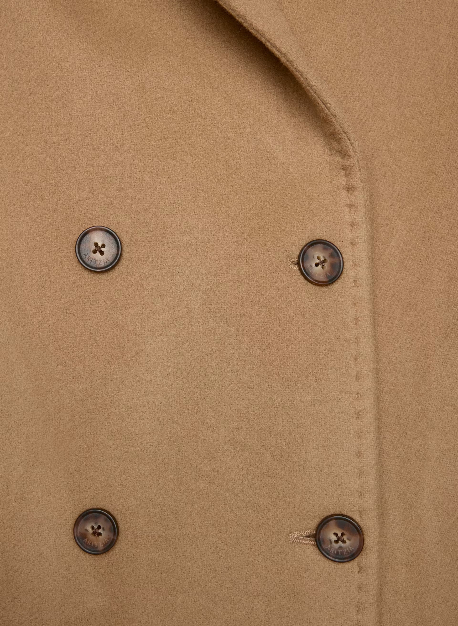 The Slouch™ Coat - Soft Wool Cashmere - COCOA SAND