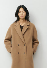 The Slouch™ Coat - Soft Wool Cashmere - COCOA SAND