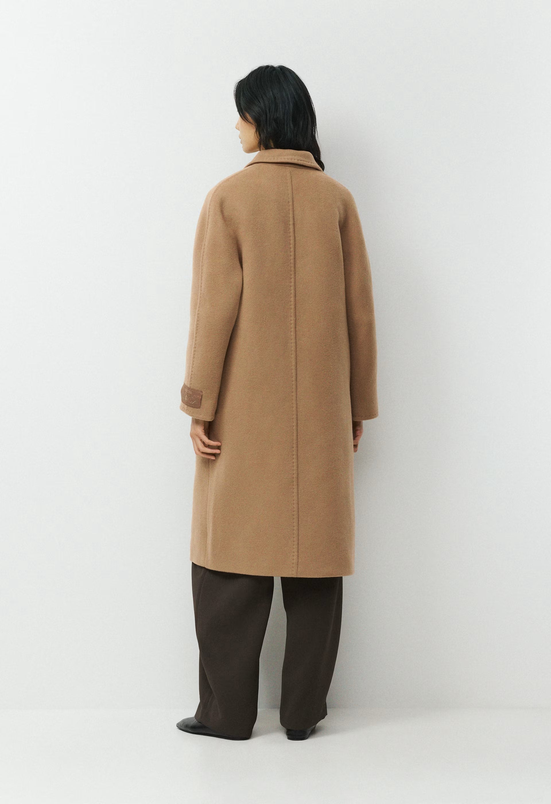 The Slouch™ Coat - Soft Wool Cashmere - COCOA SAND