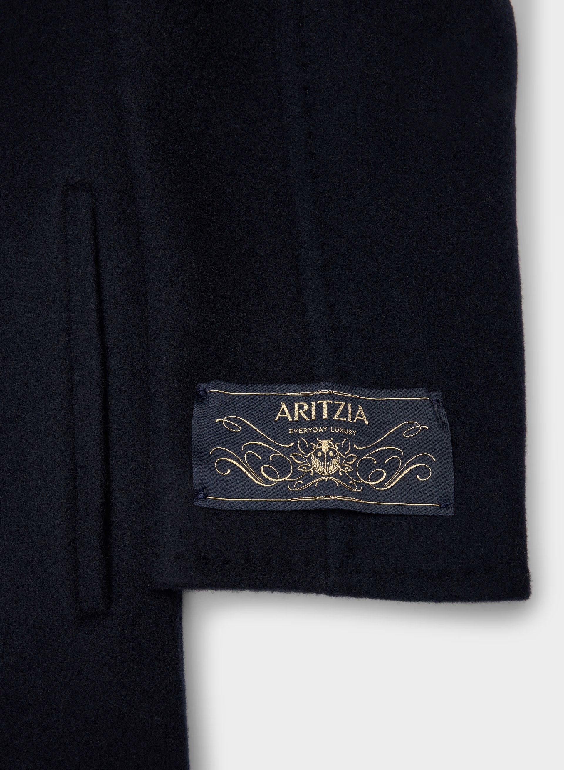 The Slouch™ Coat - Soft Wool Cashmere - ADMIRAL NAVY