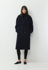 The Slouch™ Coat - Soft Wool Cashmere - ADMIRAL NAVY