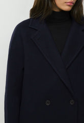 The Slouch™ Coat - Soft Wool Cashmere - ADMIRAL NAVY